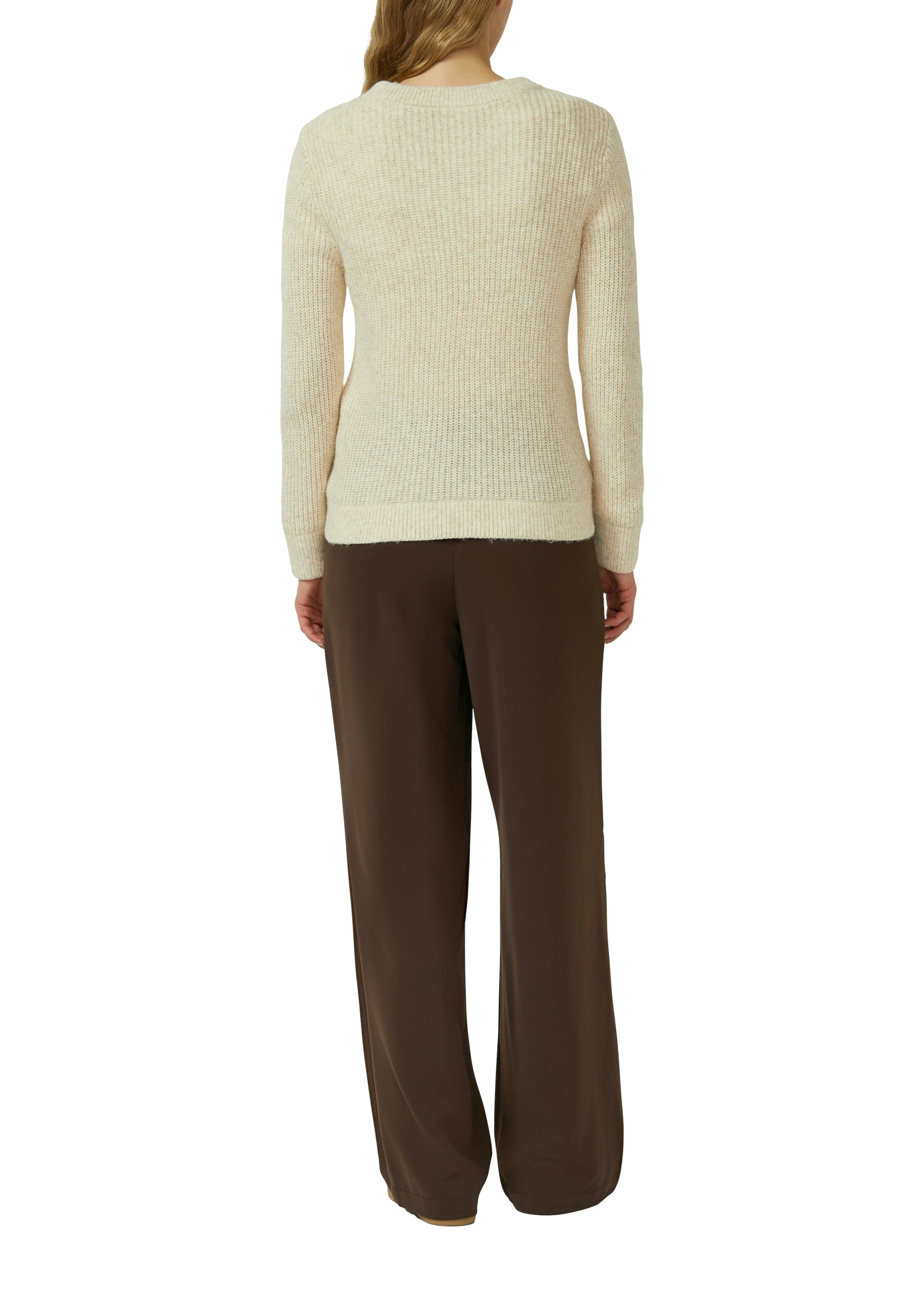 s.Oliver Strickpullover aus Wollmix und mit Strickmuster
