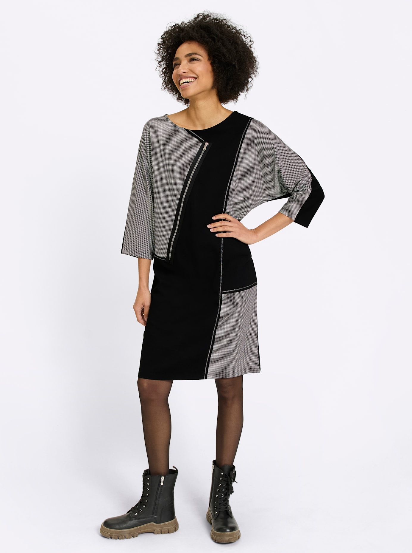 heine Druckkleid »Kleid« Eingrifftaschen