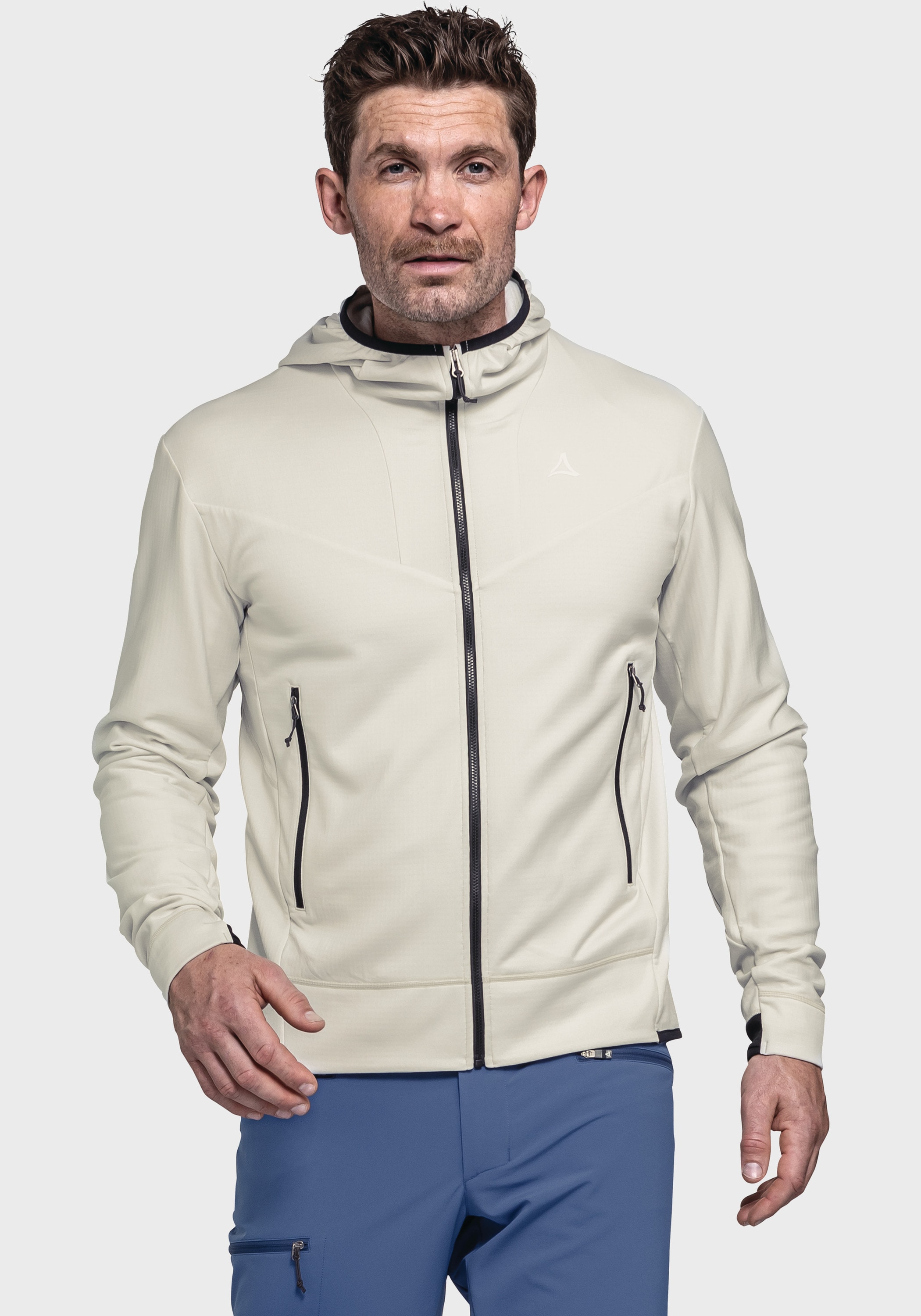 Schöffel Fleecejacke »Mountain Fleece Hoody Style Blaueis MNS« mit Kapuze