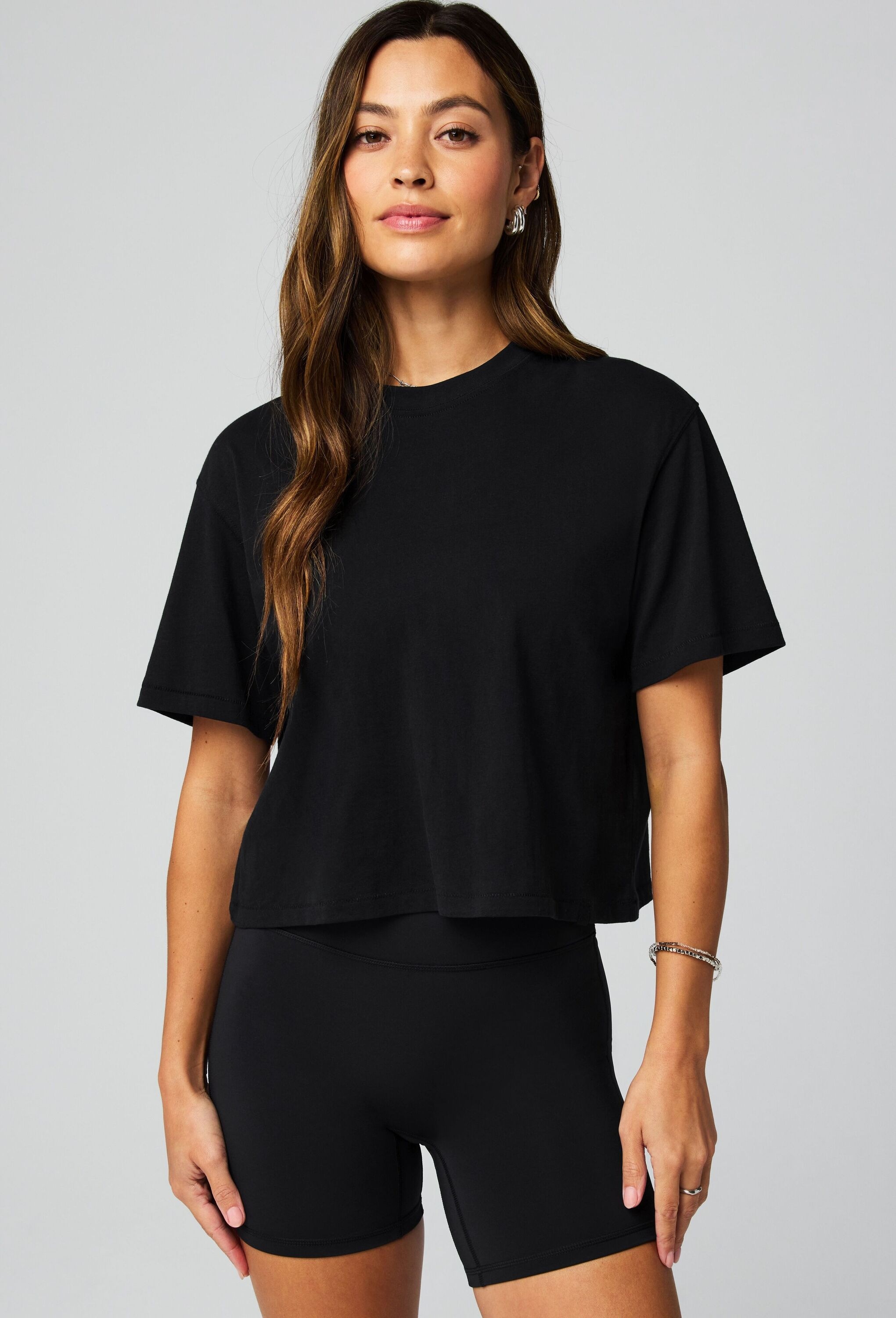 Fabletics Shirttop »Fabletics Top COTTON BOXY TEE« mit Rundhalsausschnitt