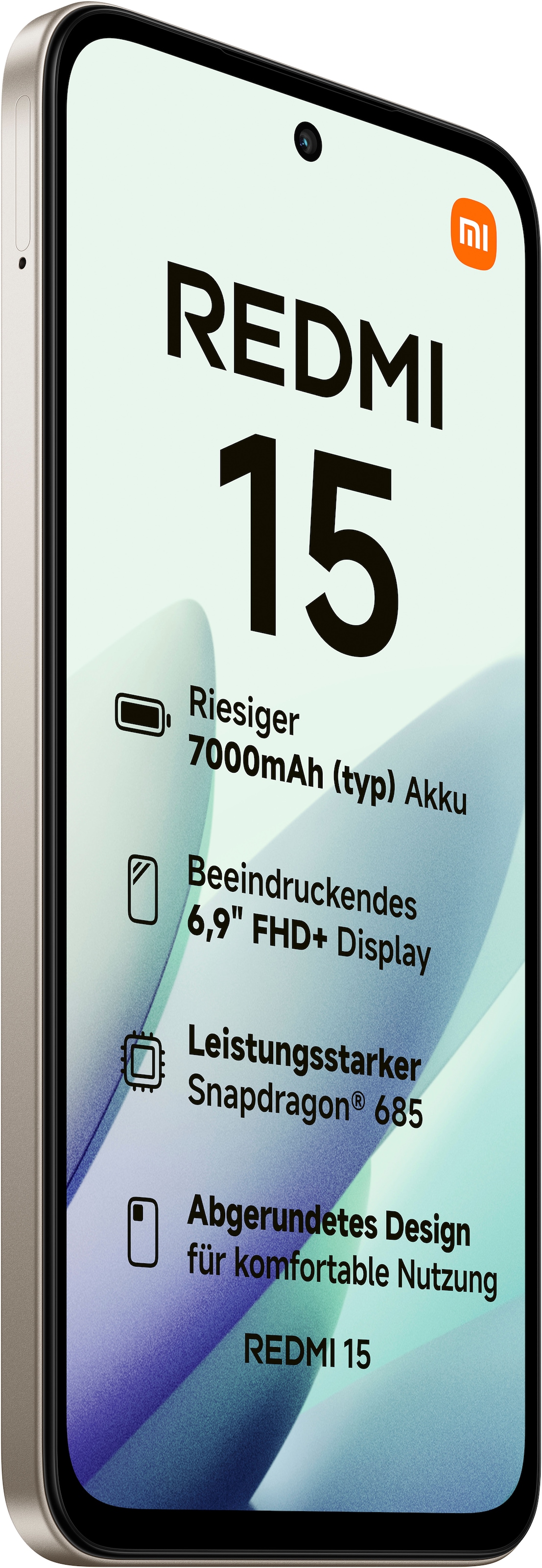 Xiaomi Smartphone »Redmi 15 128 GB«, titan gray