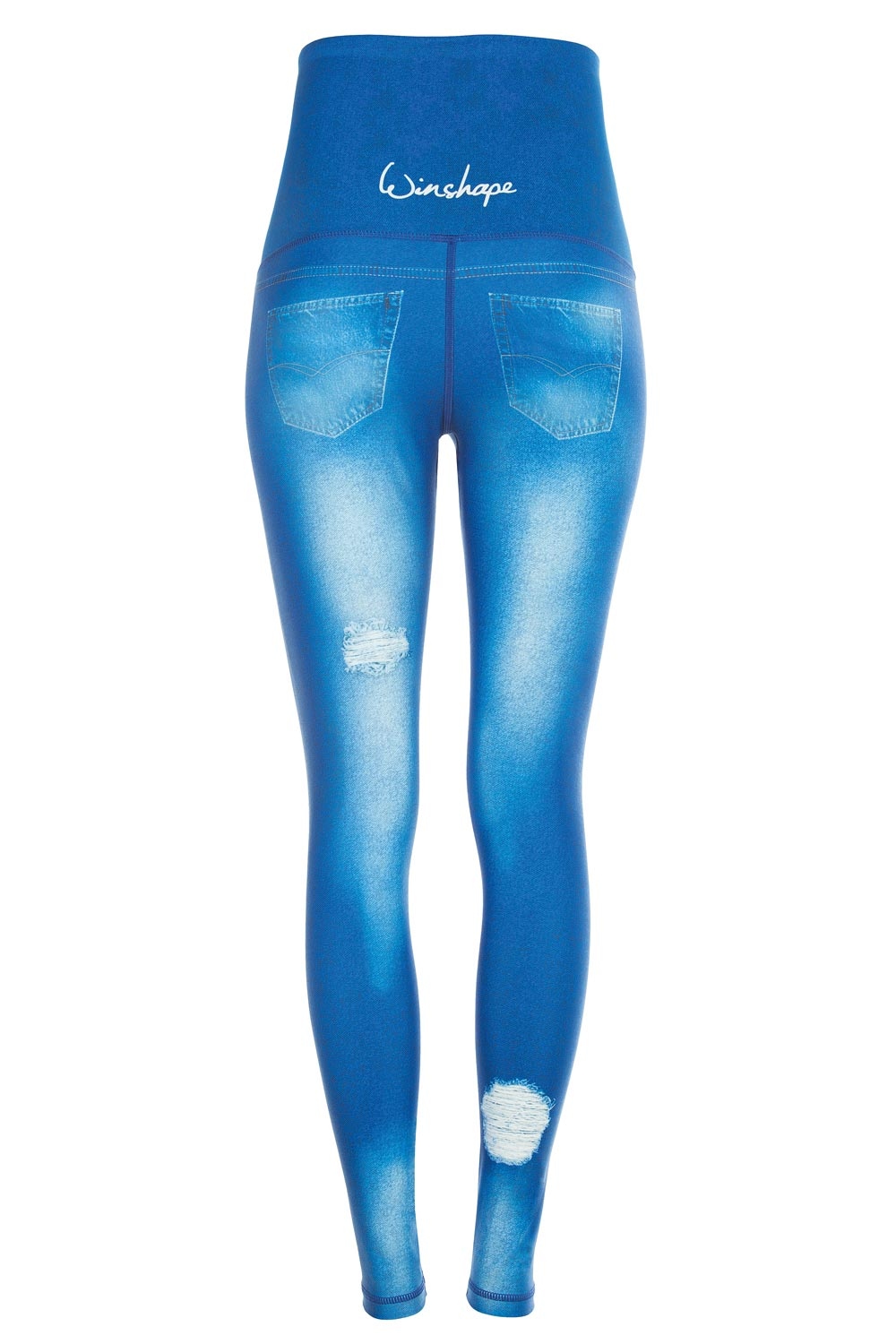 Functional Power Shape Tights AEL109, blue rainflowers, Winshape