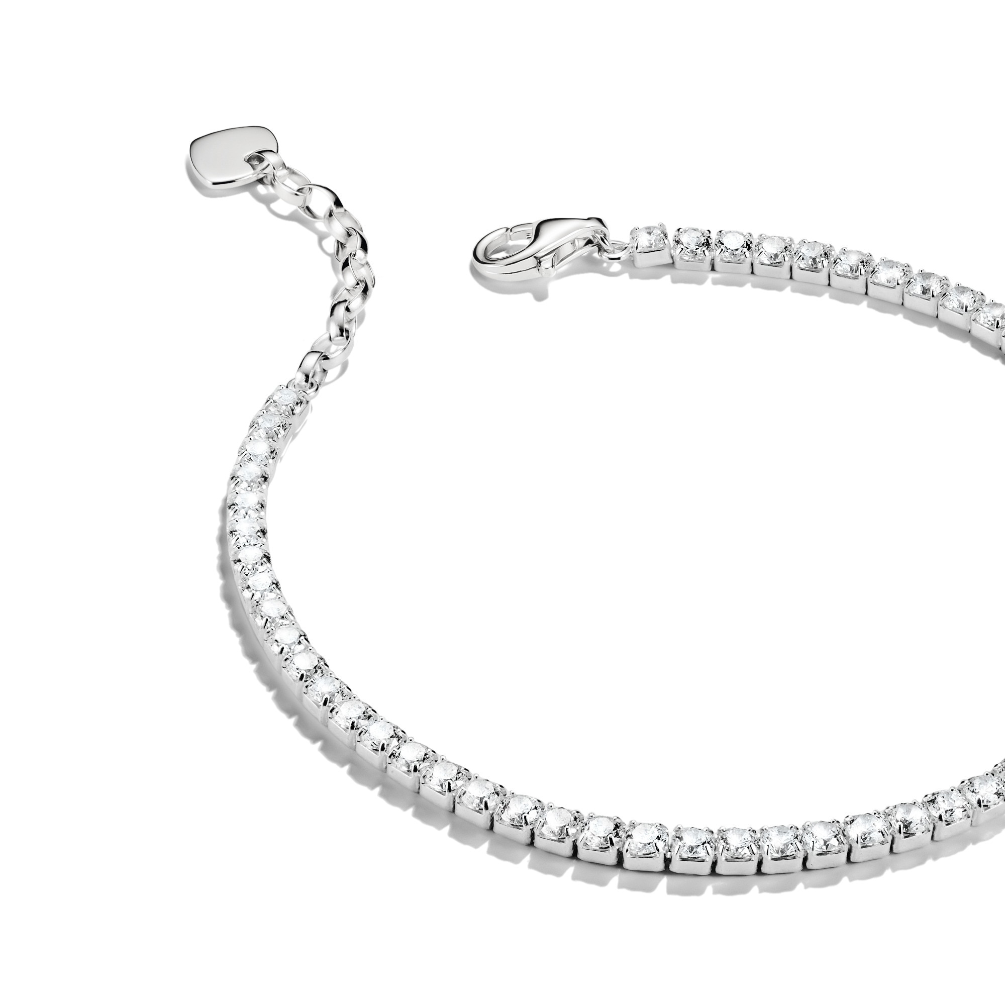 THOMAS SABO Tennisarmband »Funkelndes Armband« mit Zirkonia (synth.)