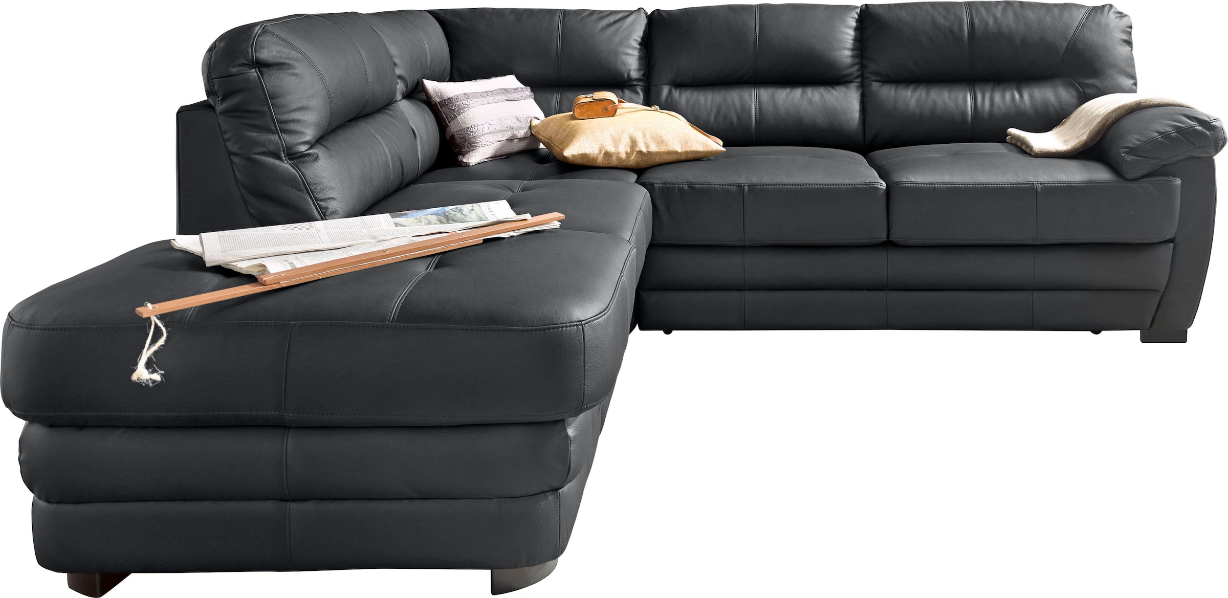 COTTA Ecksofa »Royale L-Form«, wahlweise mit Bettfunktion
