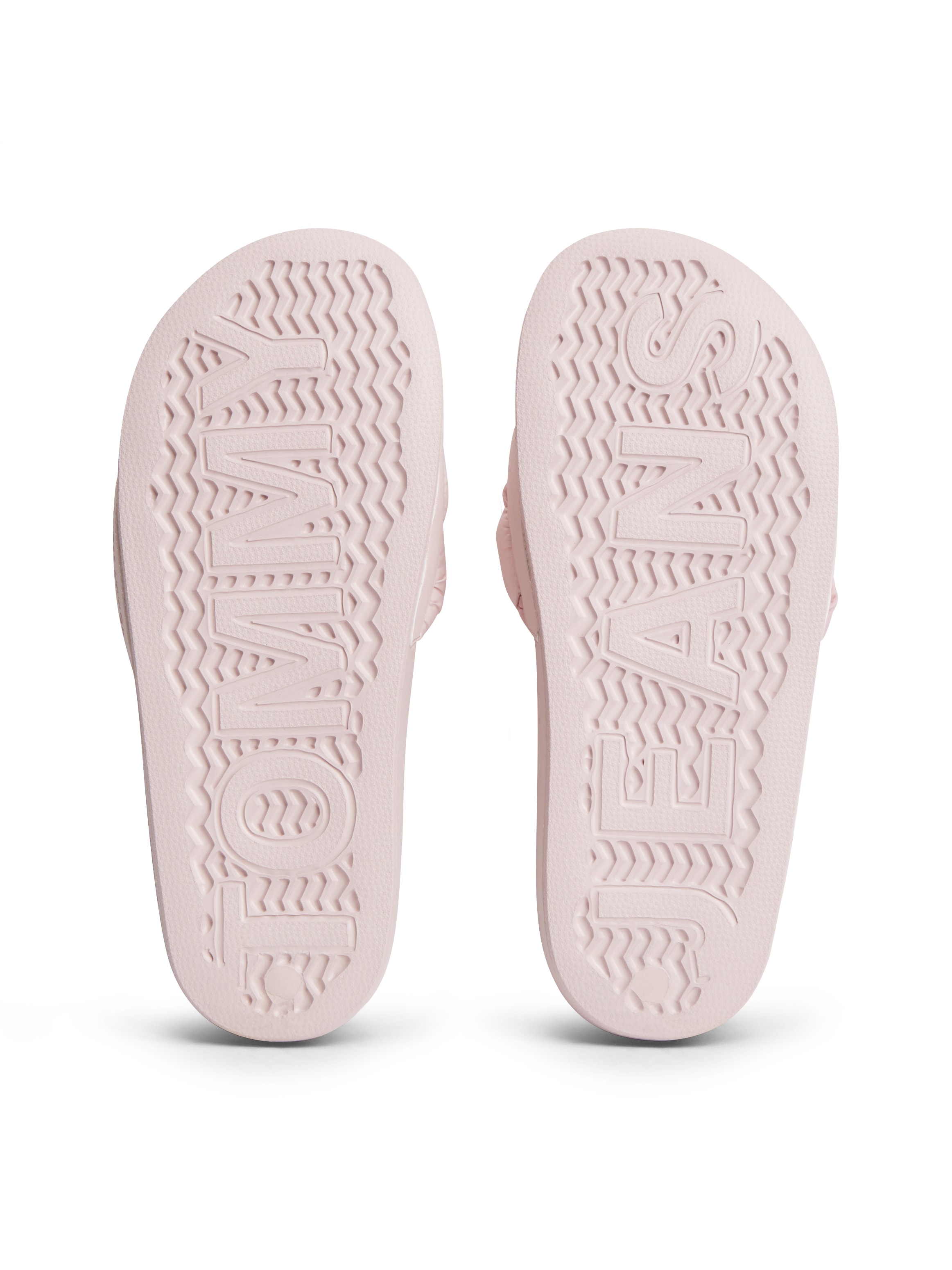 Tommy Jeans Pantolette »TJW BRAIDED SLIDES«  Sommerschuh, Schlupfschuh, Strandschuh mit geflochtener Bandage
