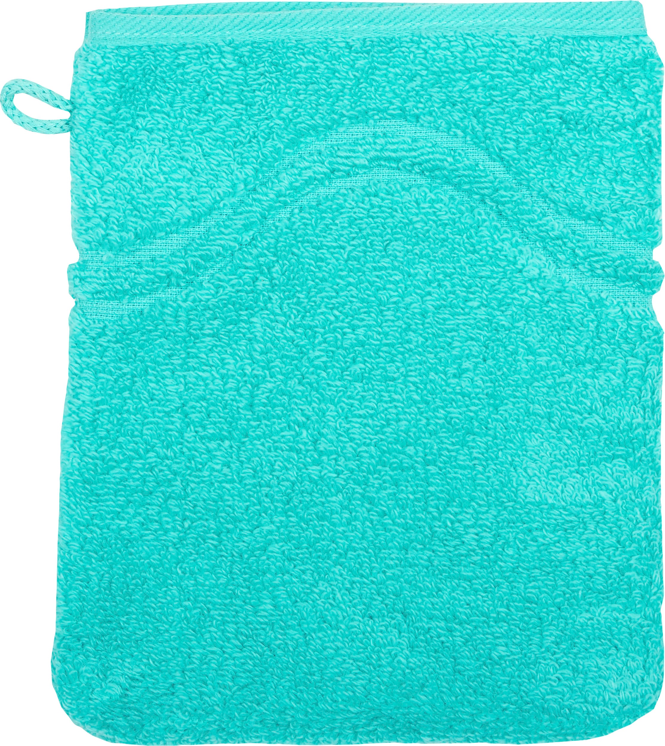 ROSS Waschhandschuh »Cashmere feeling«, (Packung, 6 St.), mit Wellen-Bordüre