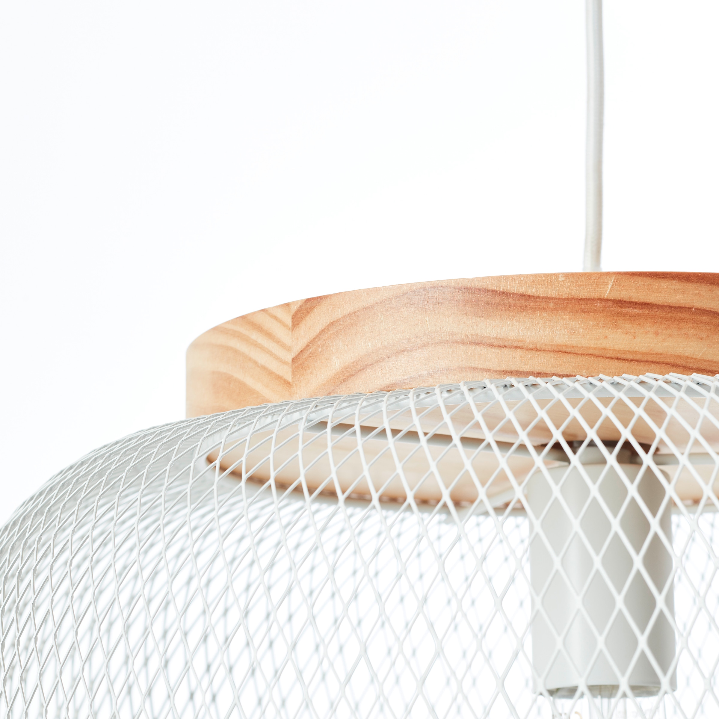 Brilliant Pendelleuchte »Giada«, 1 flammig, Leuchtmittel E27 | ohne Leuchtmittel, Pendelleuchte, 40 cm, E27, kürzbar, Metall/Holz