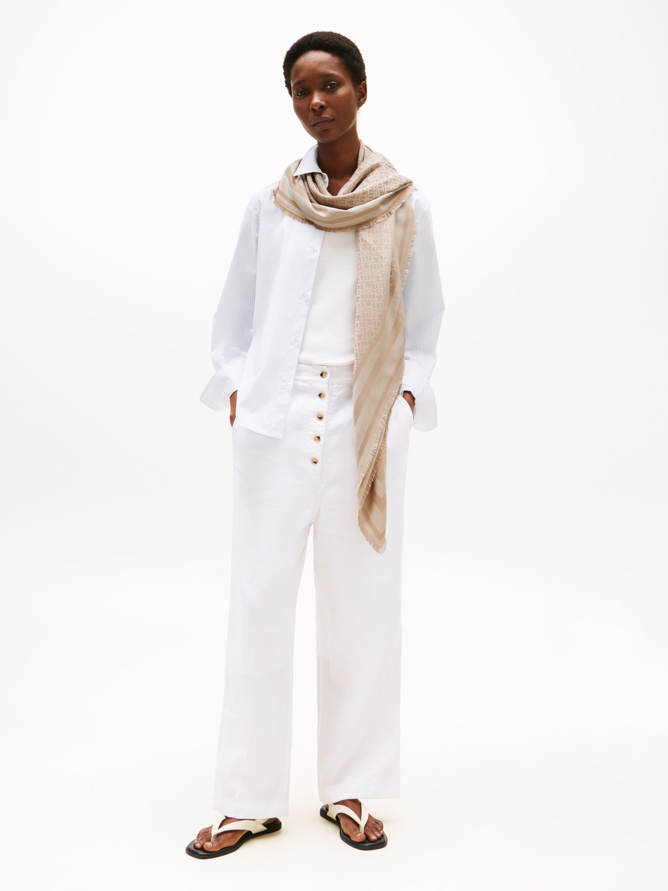 Tommy Hilfiger Modetuch »TH MONOGRAM SQUARE«