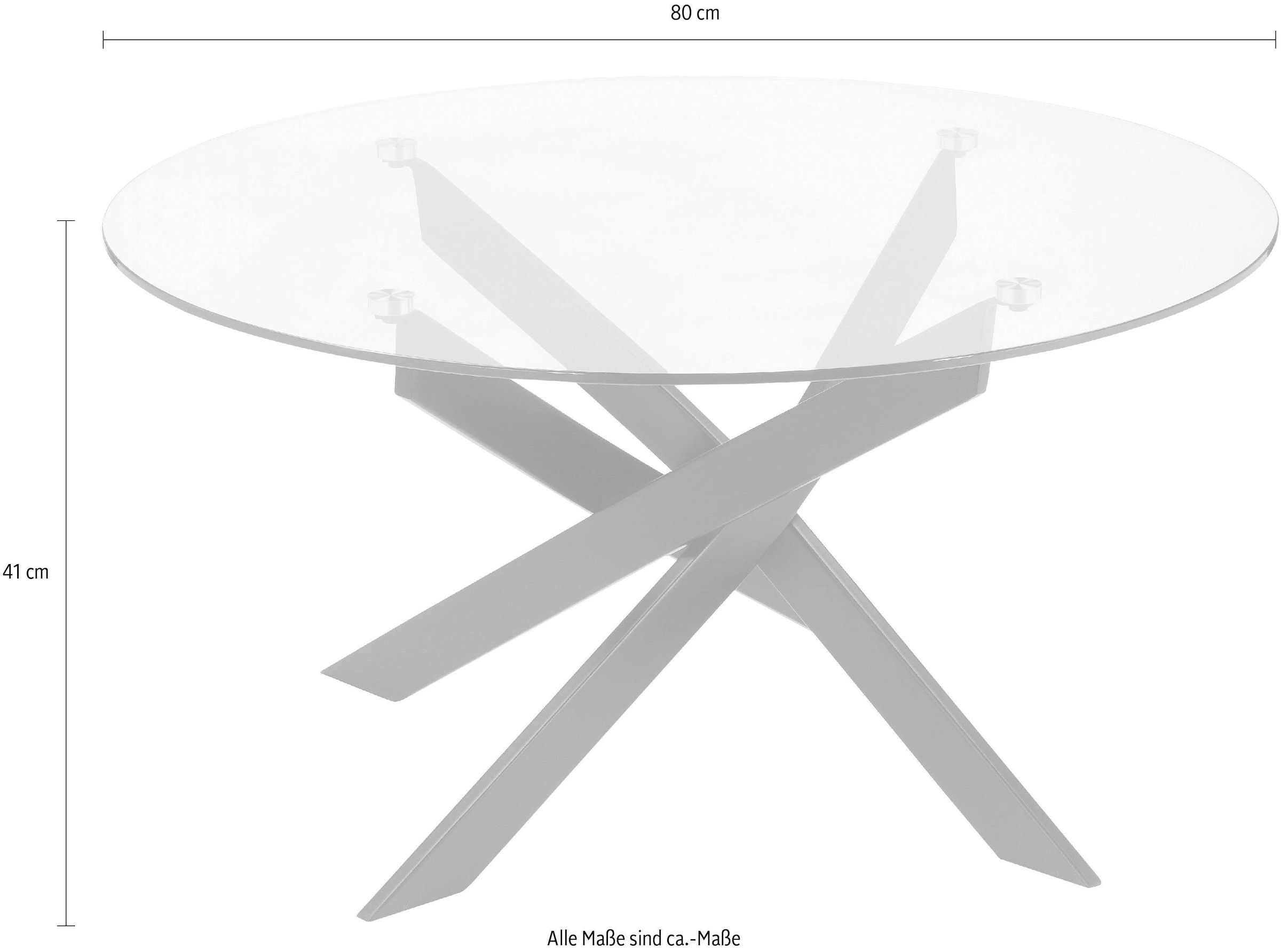 Leonique Couchtisch »Luzie, TOPSELLER!, OTTOs Choice«, in modernem Design, Glastisch