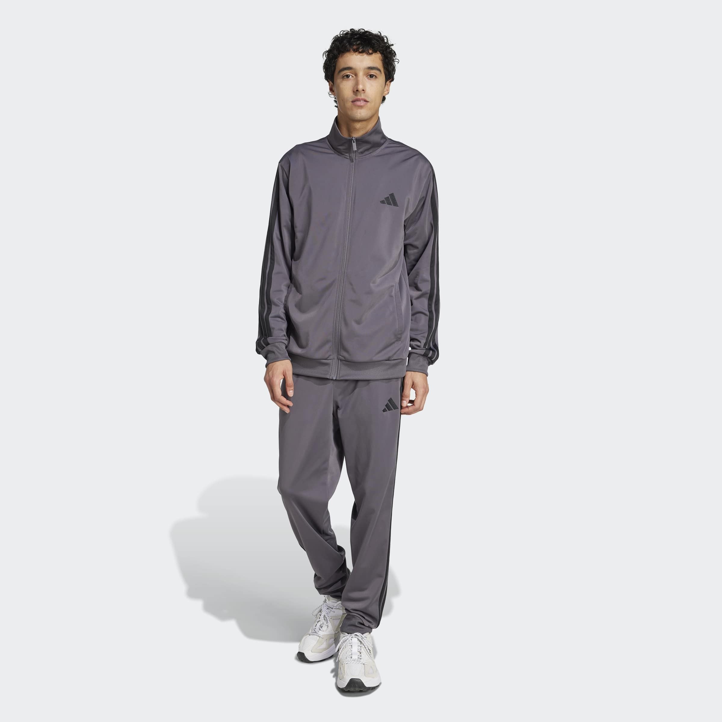 adidas Sportswear Trainingsanzug »M 3S TR TT TS«, (2 tlg.), Basic 3-Streifen Trikot