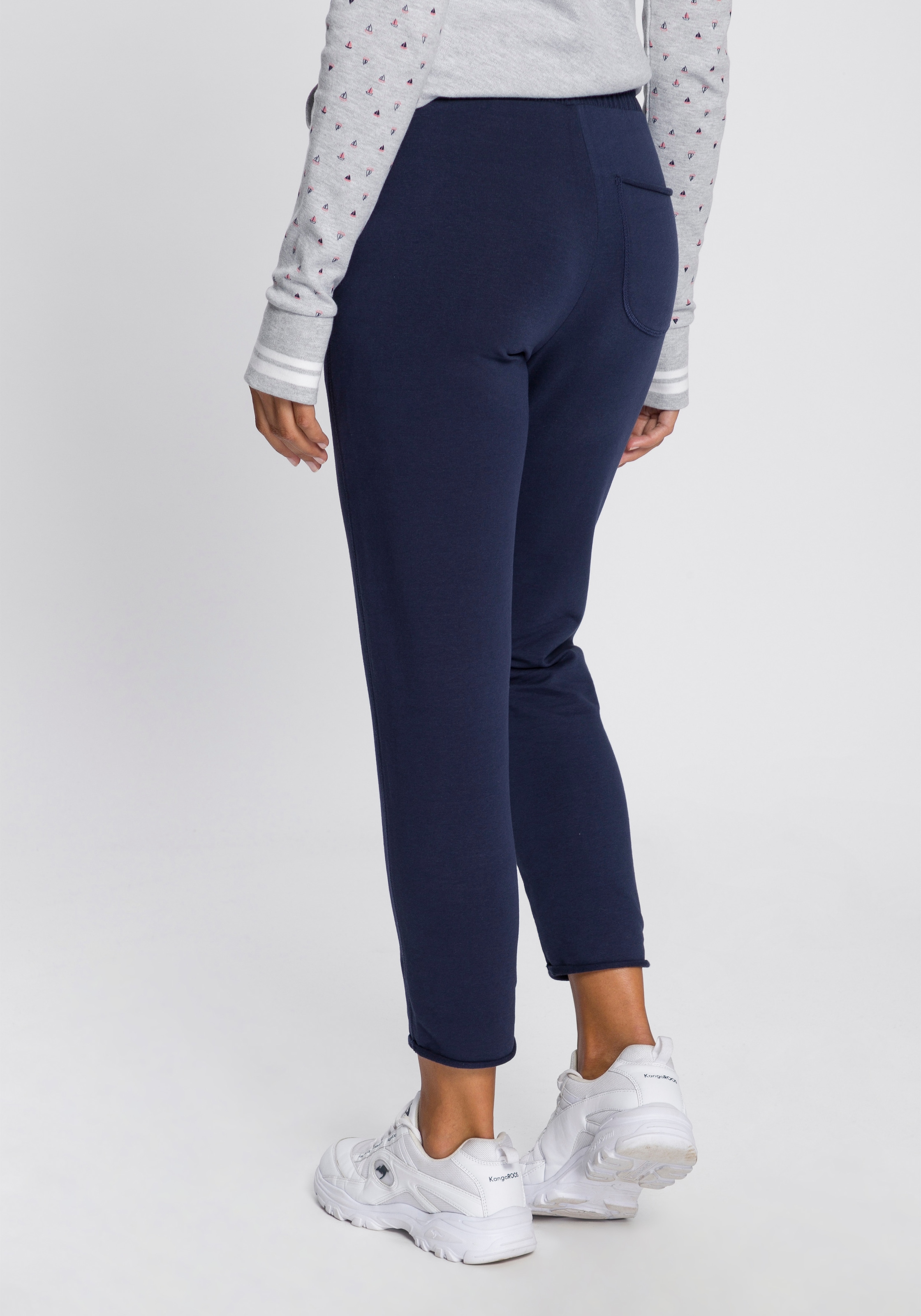 KangaROOS Jogginghose, in 7/8-Länge mit Logo-Druck