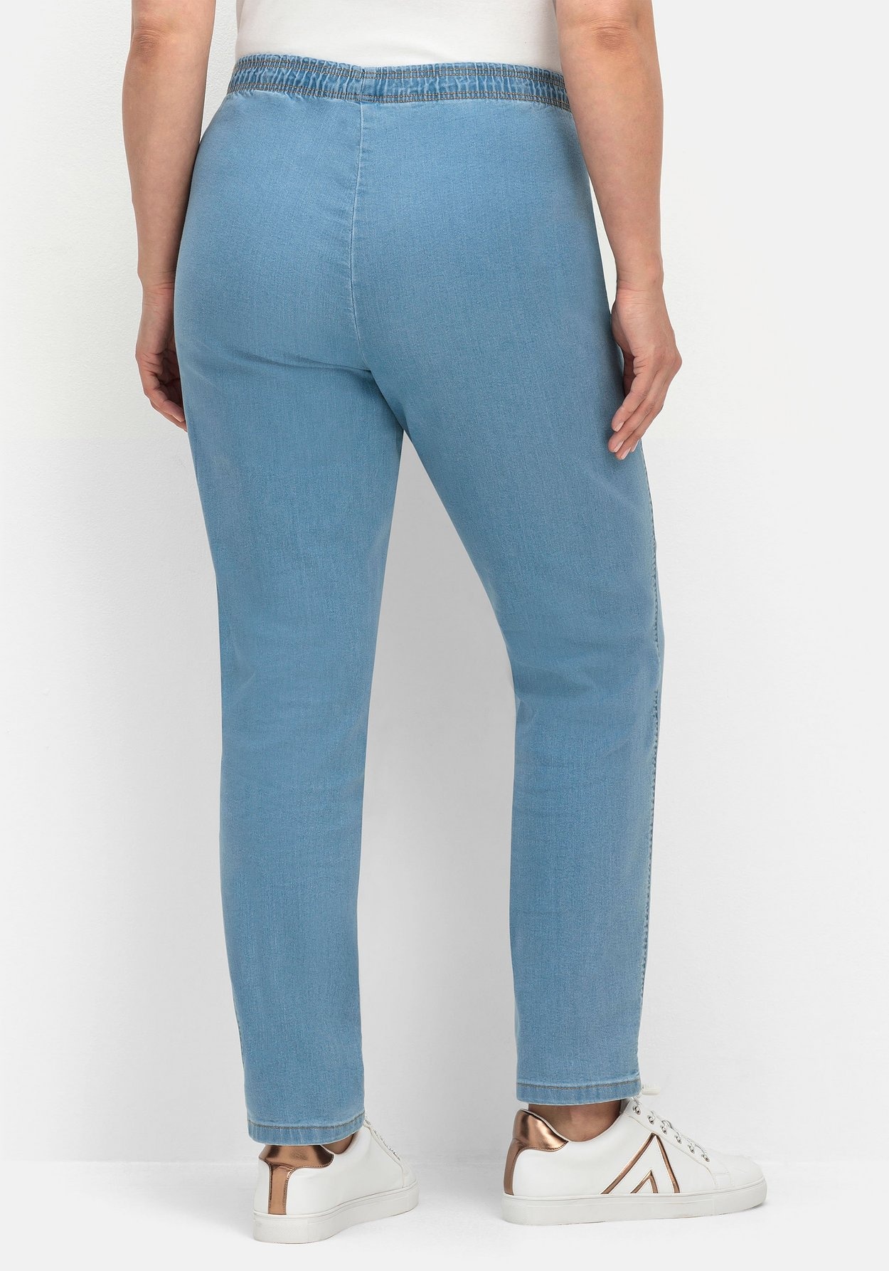 Sheego Jeansjeggings »Schmale Jeans mit Stretchbund, in schmaler Beinform«