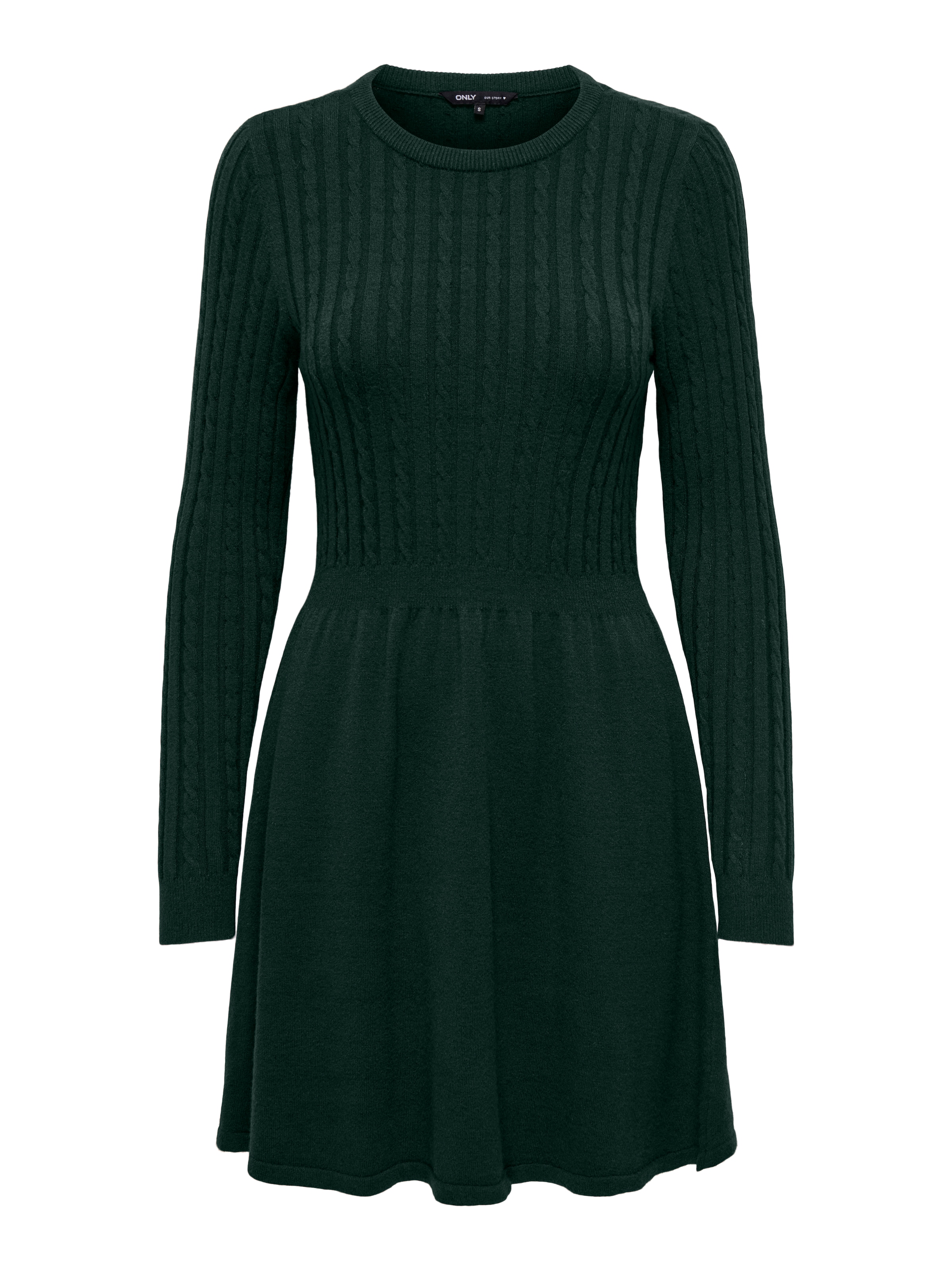 ONLY Strickkleid »ONLFIA LS CABLE DRESS KNT« Viskosemischung, regular fit