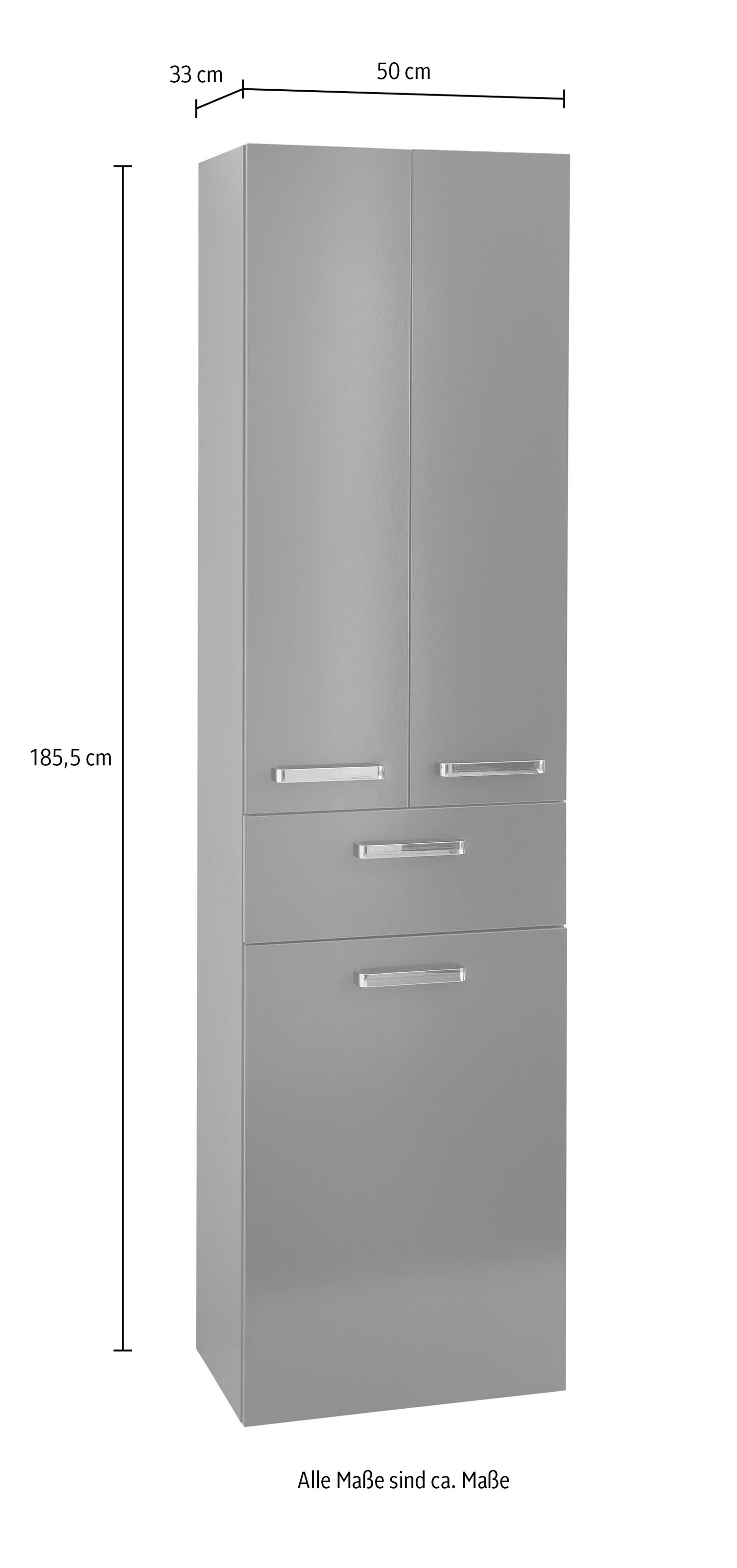 Saphir Hochschrank »mit Wäschekippe«