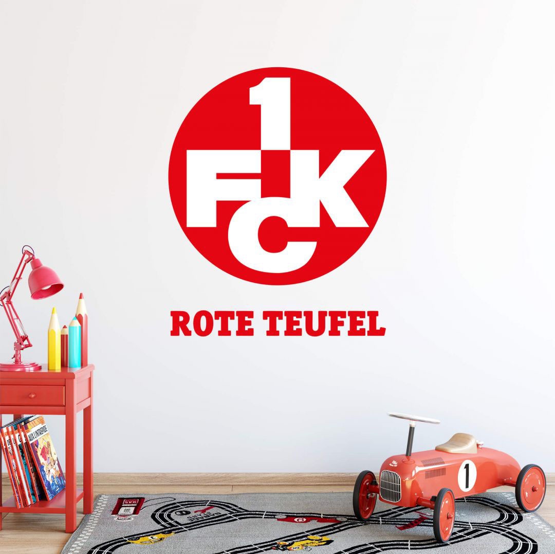 Raten St.) Kaiserslautern Teufel«, kaufen Wall-Art »1.FC Wandtattoo auf (1 Rote