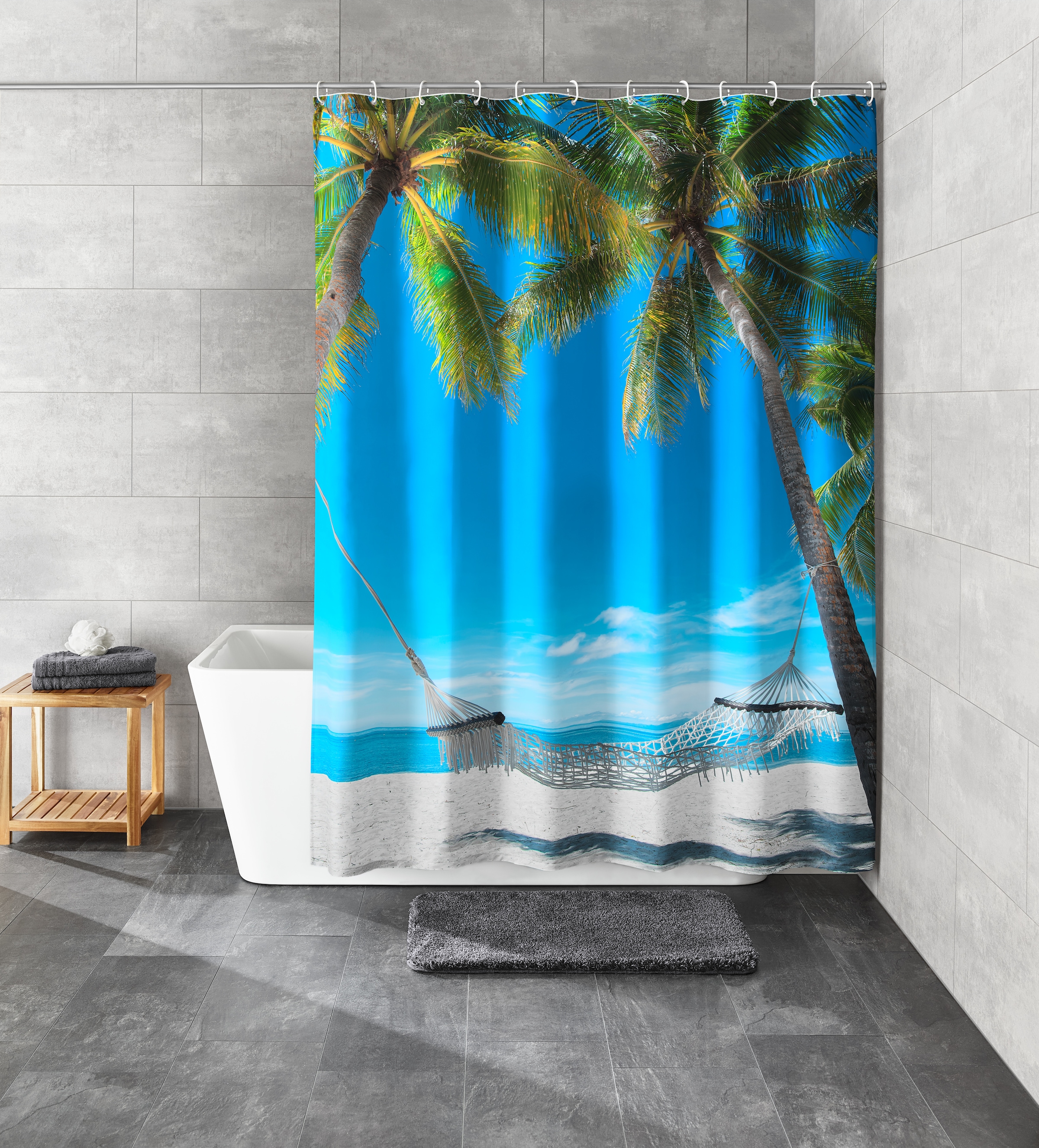 Kleine Wolke Duschvorhang "" Bahamas"" Breite 180 cm