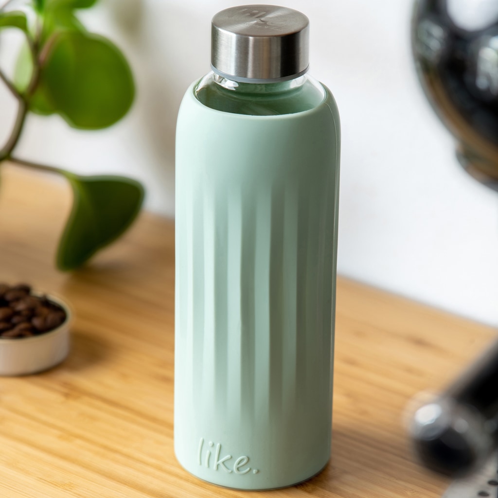 like. by Villeroy & Boch Trinkflasche »Glas-Trinkflasche To Go & To Stay 0,5 Liter mint«