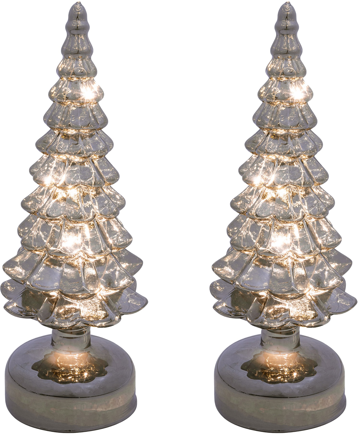 Creativ light online LED Glas Tannenbaum | »Weihnachtsdeko«, Set, 3 Garantie XXL 2er Jahren mit aus kaufen Baum