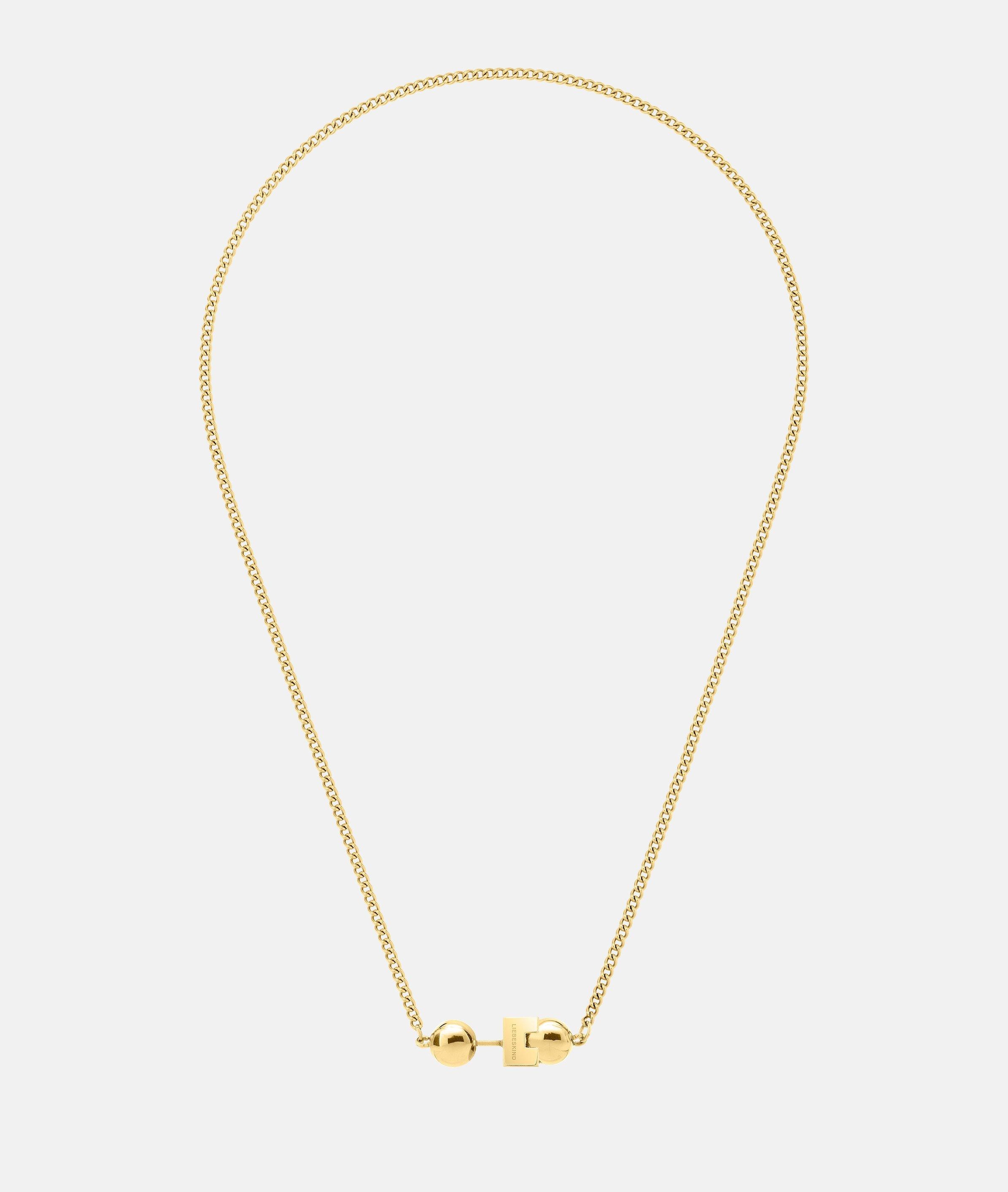 Liebeskind Berlin Kette mit Anhänger »Schmuck Geschenk Edelstahl Halskette Steel Ball«