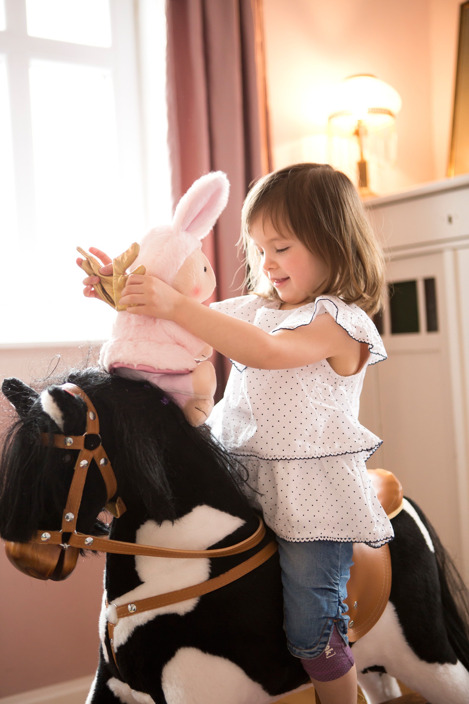 Nici Kuscheltier »Dein Schutzengel, Hase La La Bunnie, 30cm«, mit goldenem Herz & Flügeln in Geschenkbox