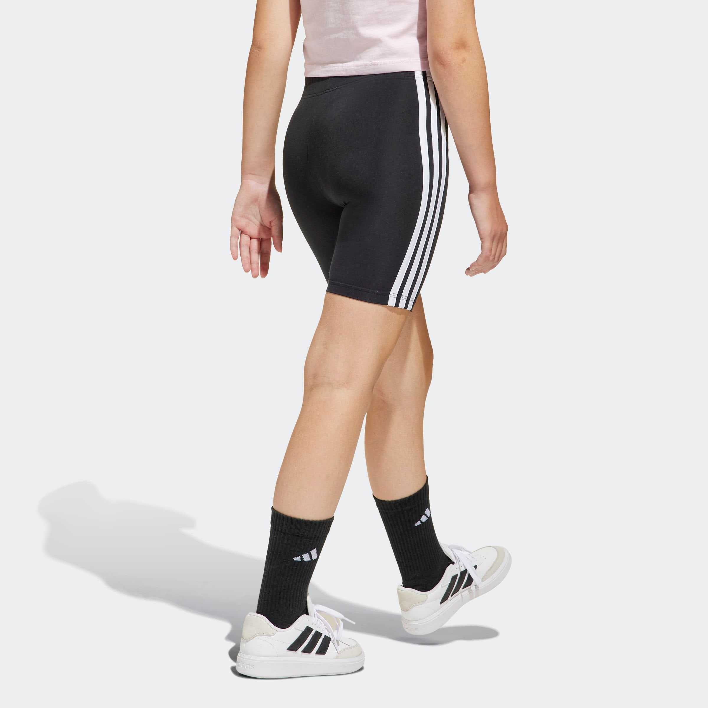 adidas Sportswear Shorts »ESSENTIALS KIDS KURZE LEGGINGS«  für Kinder, aus Baumwolle und Elasthan, mit Gummizug