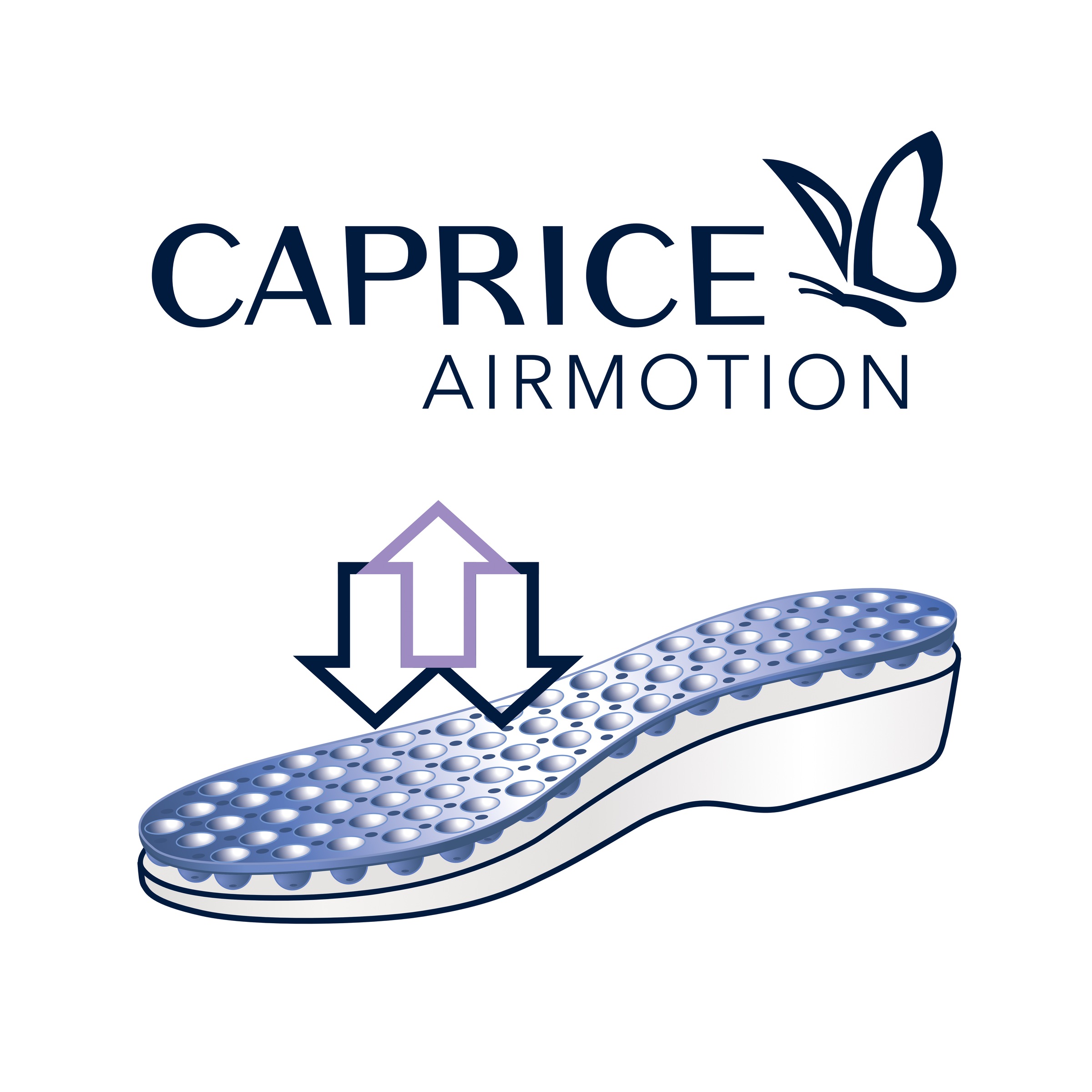 Caprice Slipper  Sneaker, Freizeitschuh, Schlupfschuh mit Wechselfußbett in Weite G