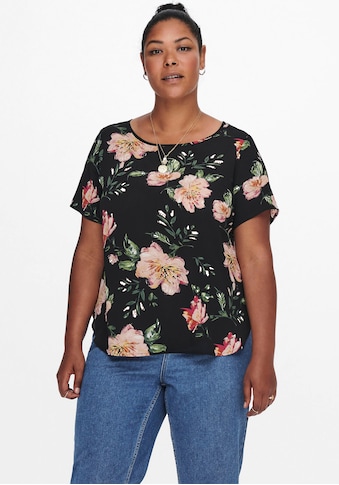 ONLY CARMAKOMA Shirtbluse »CARVICA«, mit Rundhalsaussschnitt kaufen