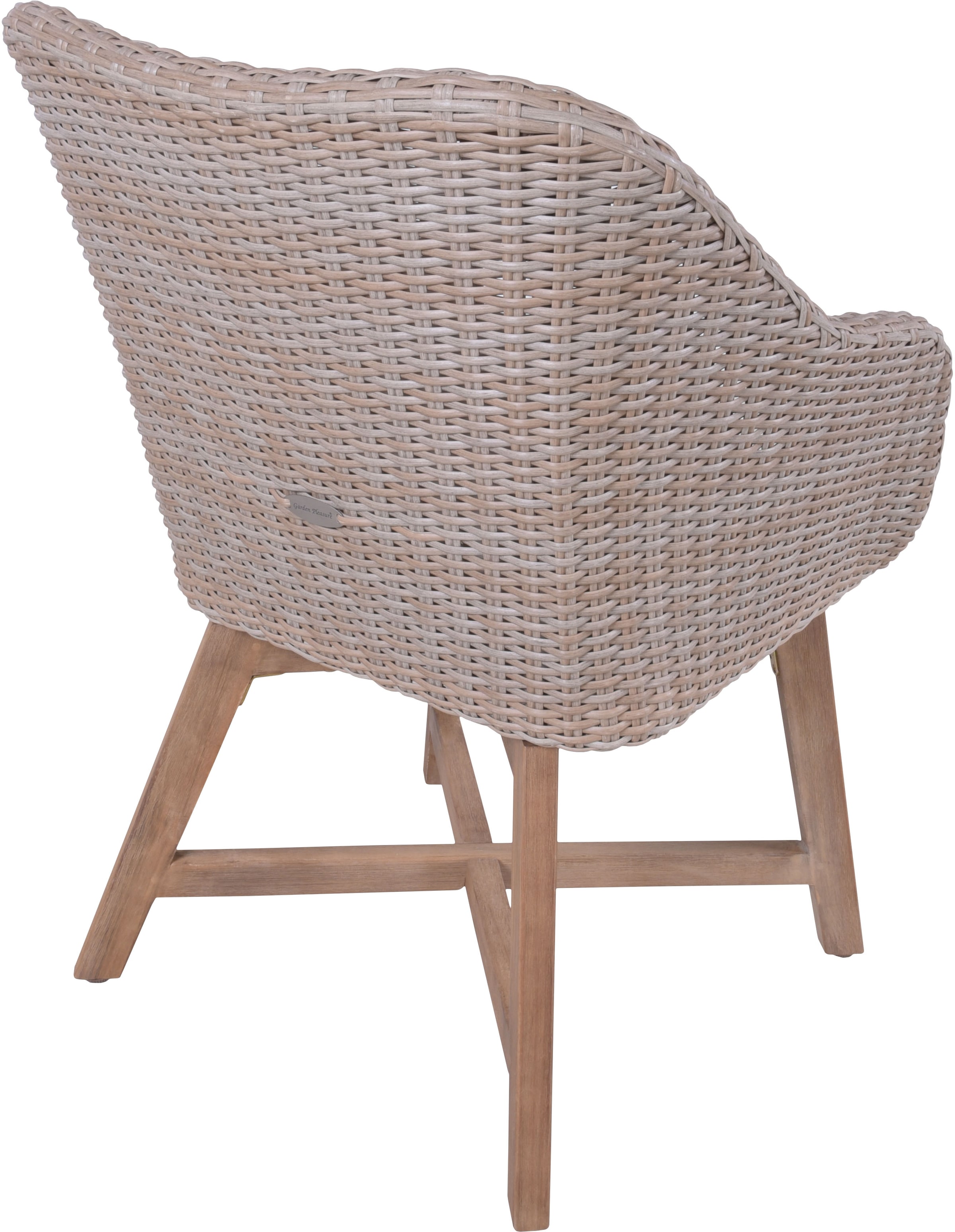 Garden Pleasure Garten-Essgruppe », Tischgruppe »PUEBLO/OAKLAND Set 01«« Set,  4 Sessel, Tisch LxB: 100x60 cm, inkl Auflagen