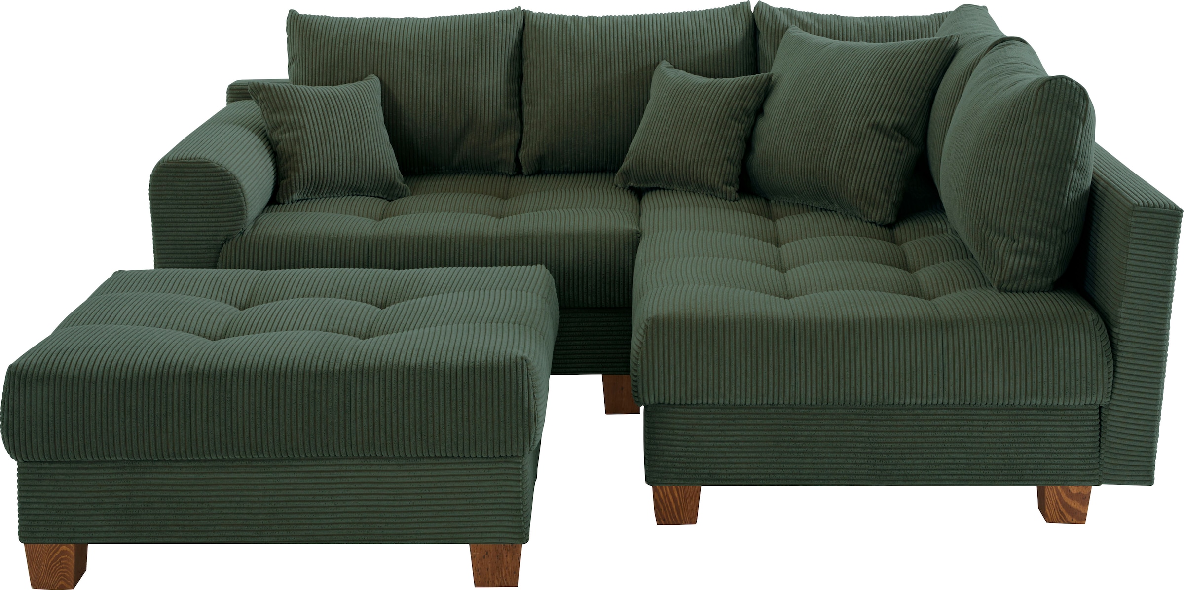 Home affaire Ecksofa, (Set, mit Hocker)