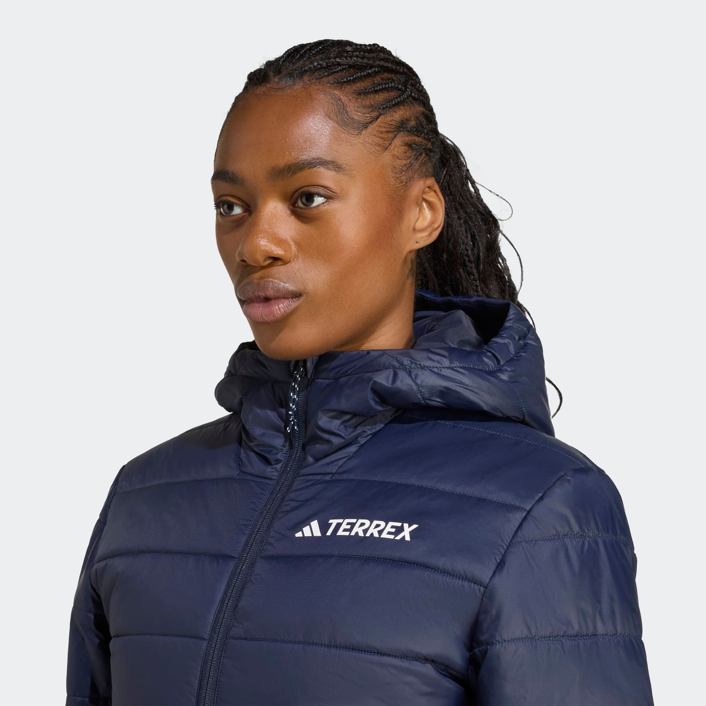 adidas TERREX Outdoorjacke »W MT ESS P HO J«, mit Kapuze, wärmend durch Climawarm Technologie, mit Kapuze
