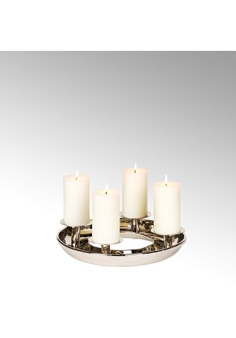 Lambert Adventsleuchter »Kerzenhalter Saturnia, Weihnachtsdeko«, (1 St.), 4-flammiger... kaufen