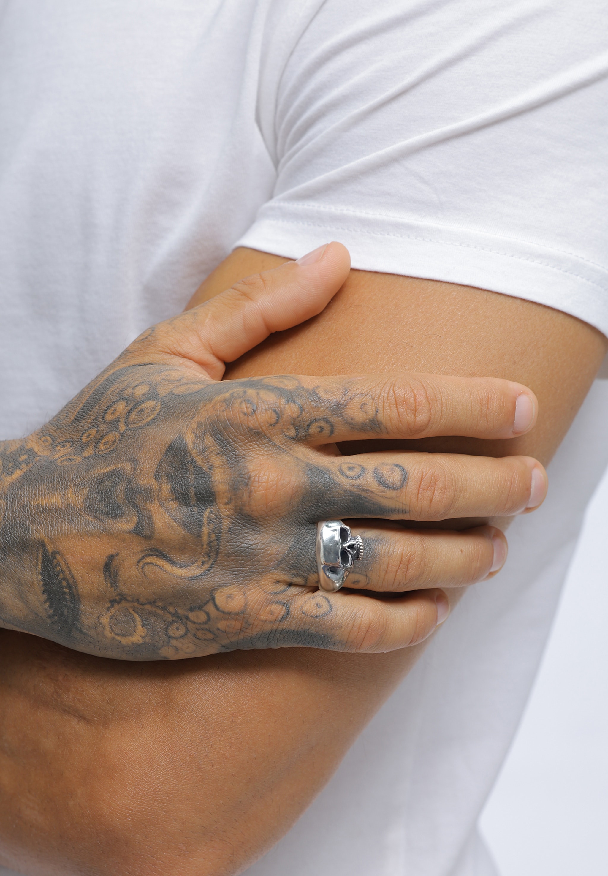 Kuzzoi Siegelring »Ring Siegelring Totenkopf 925 Sterling Silber«