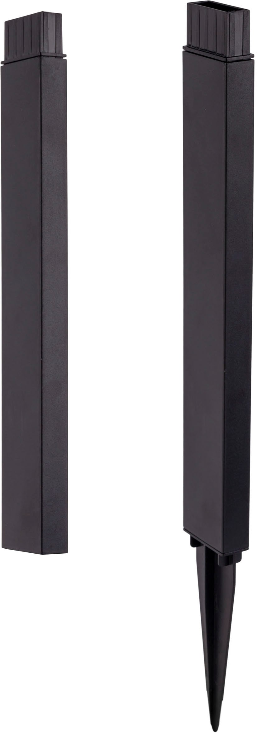 näve LED Solarleuchte »Sigi« LED-Modul 1 Stk. Warmweiß Dekoerdspieß, H: 79cm, Dämmerungssensor, schwarz, LED warmweiß