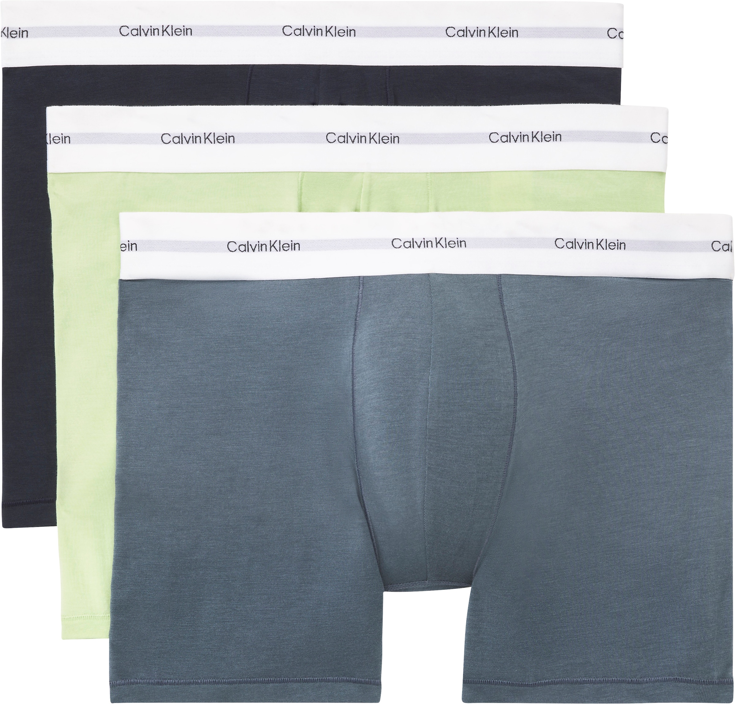 Calvin Klein Underwear Boxershorts »BOXER BRIEF 3PK«, (Packung, 3 St., 3er-Pack), mit Logobund