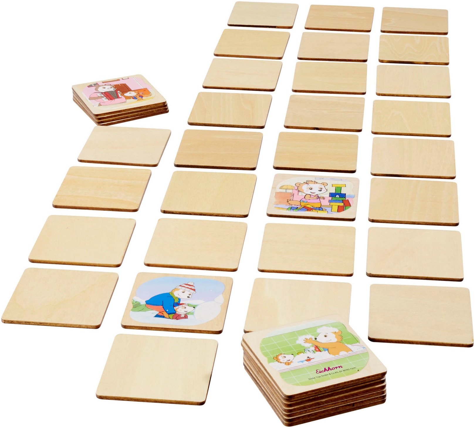 Eichhorn Spiel »Bobo Siebenschläfer, Memo-Spiel«, (40 tlg.), FSC®- schützt Wald - weltweit