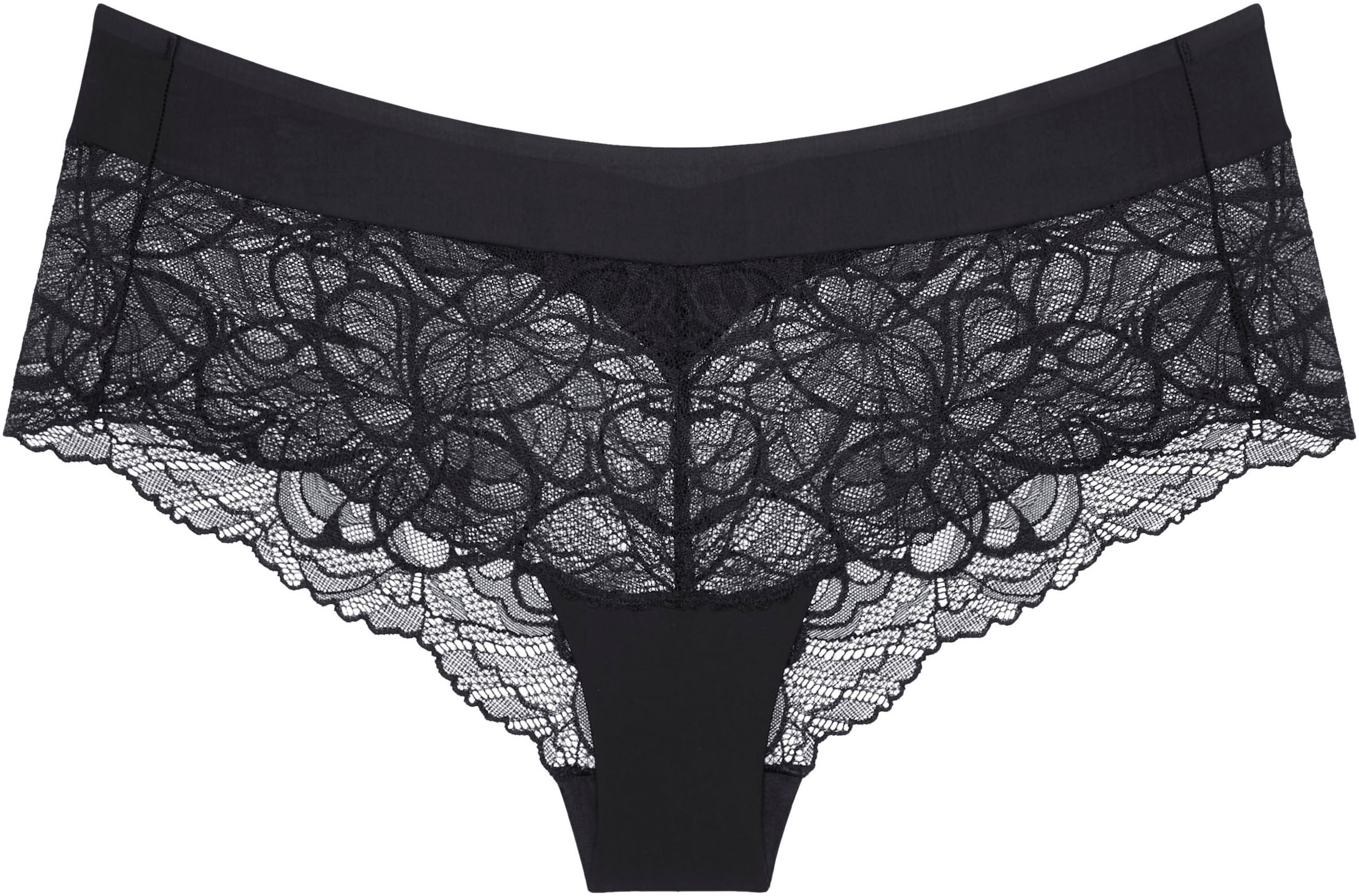 Triumph Panty »Body Make-Up Illusion Lace« florale Stretch-Spitze, glatter Bund, Mikrofaser, nahtlos