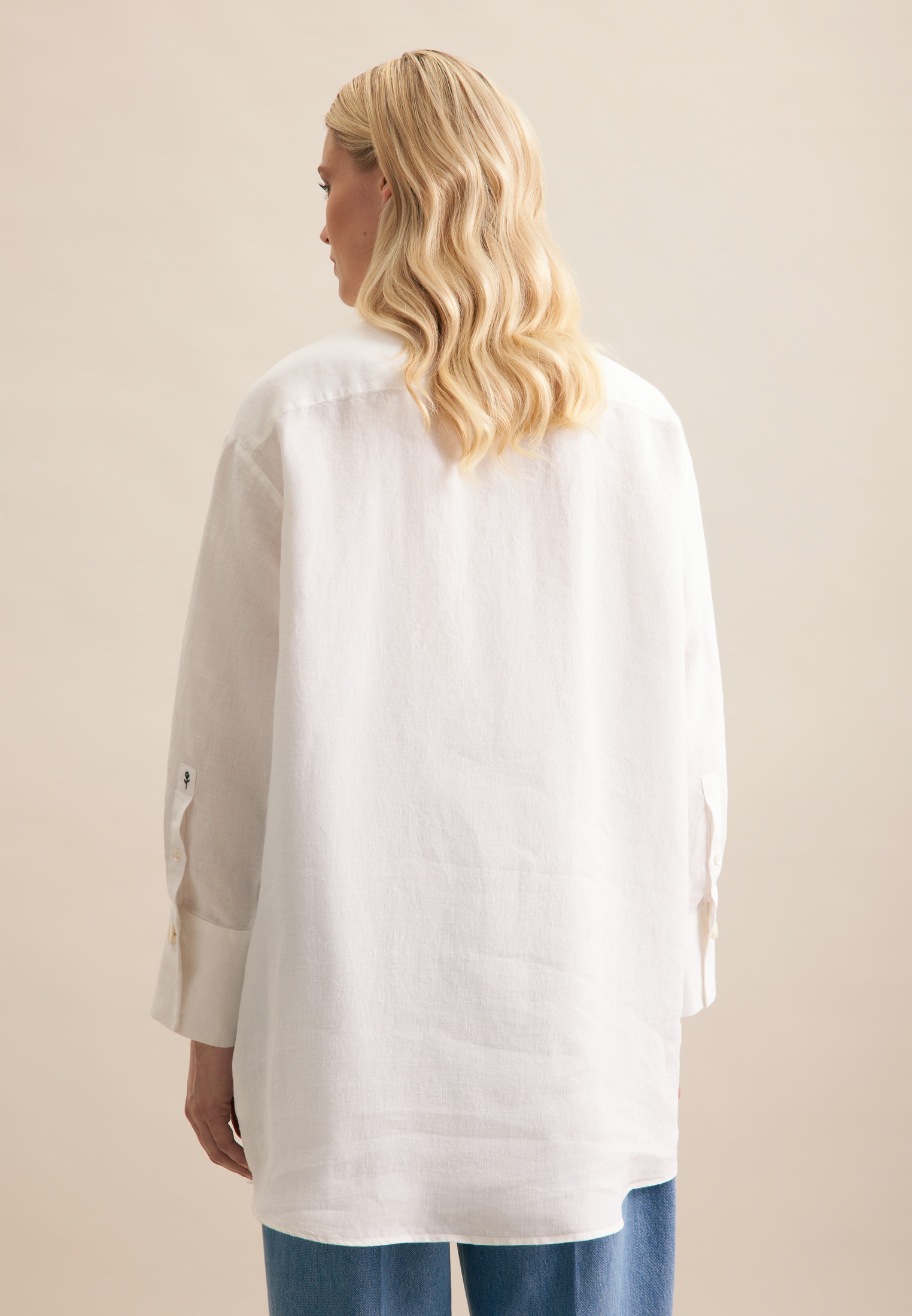 seidensticker Hemdbluse »Schwarze Rose« Langarm Kragen Uni