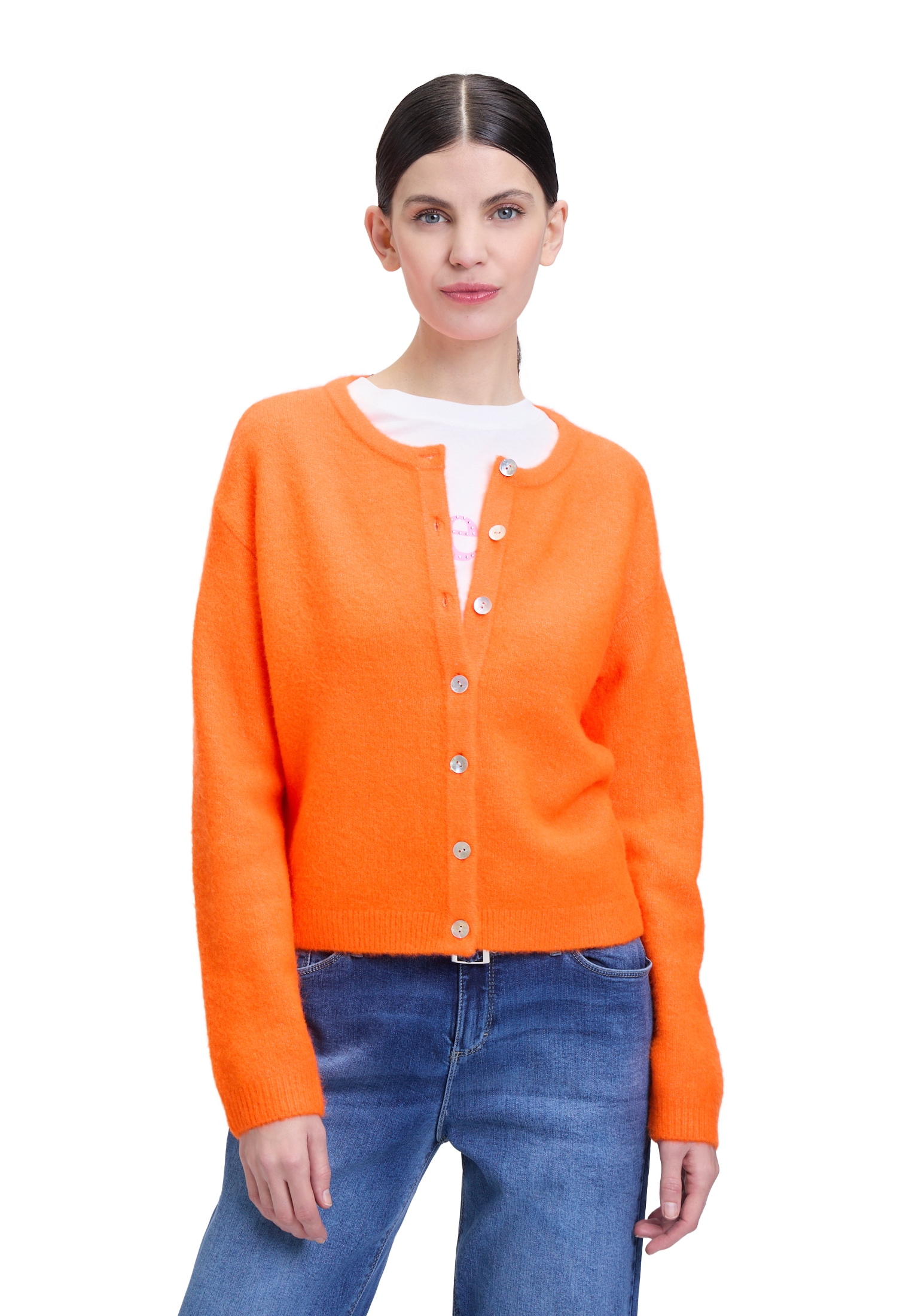 Cartoon Cardigan »Strick-Cardigan mit Rundhalsausschnitt«