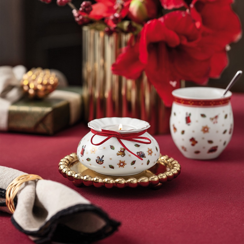 Villeroy & Boch Weihnachtsfigur »Teelichthalter Toy's Delight Decoration ø 9,9 cm bunt«