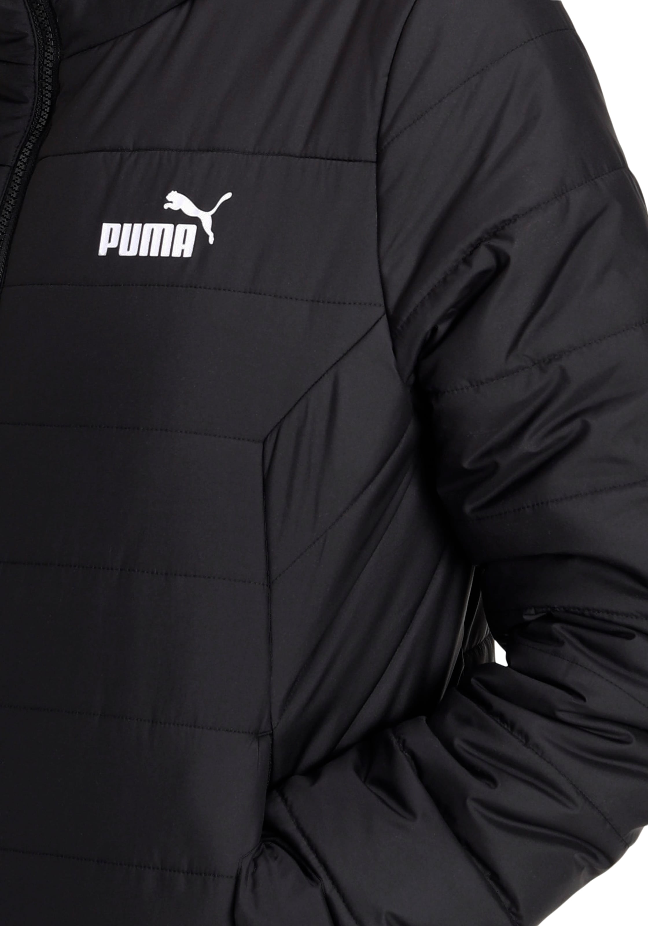 PUMA Winterjacke »ESS HOODED PADDED JACKET«, mit Kapuze