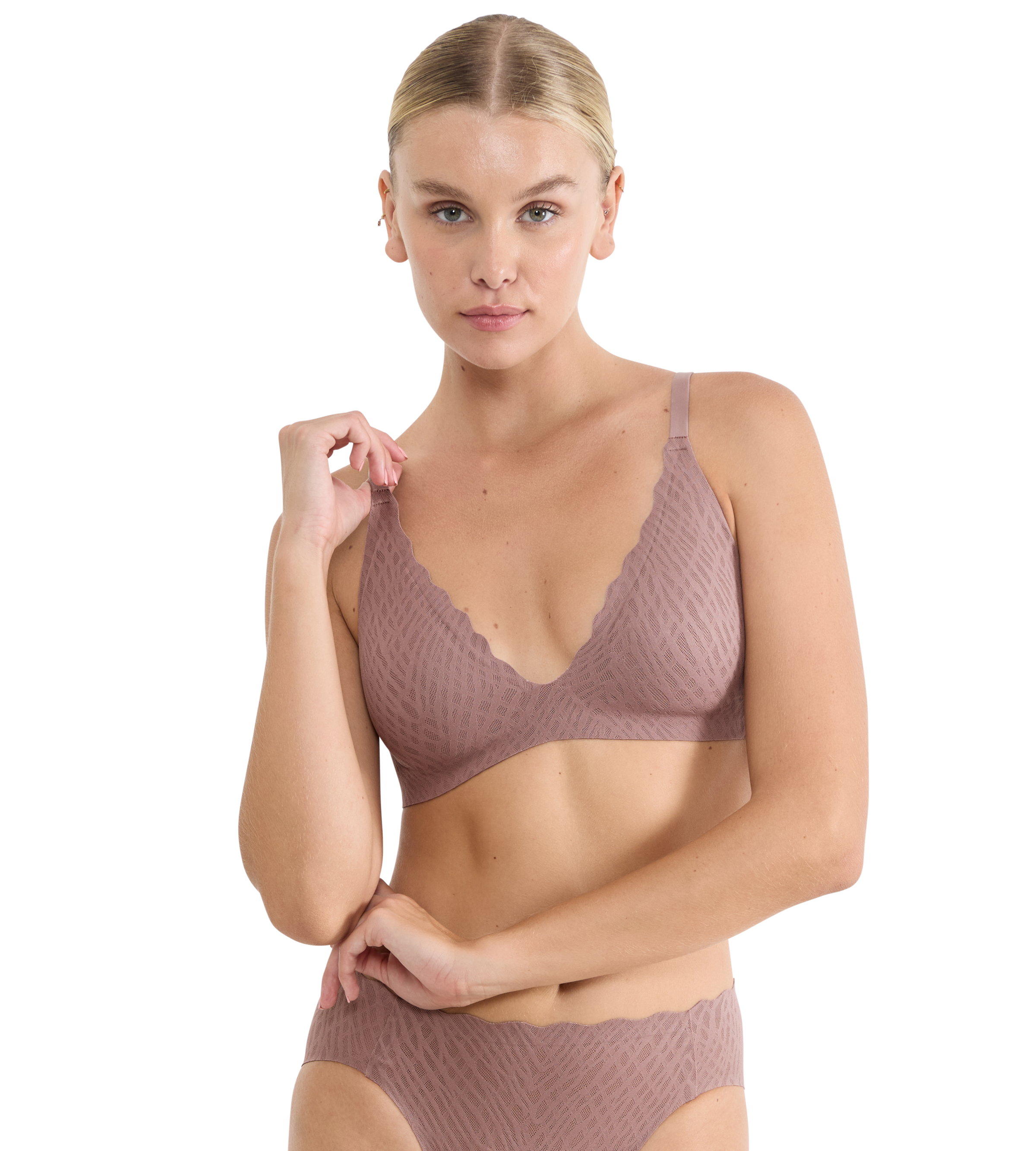 sloggi Bügelloser BH »ZERO Feel Bliss THE UP P Bra« unsichtbar mit Spitzenoptik