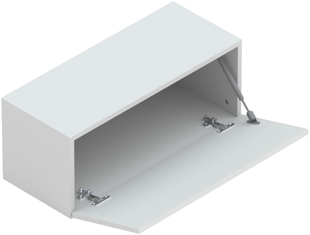 INOSIGN Hängevitrine »Infinity Breite 69 cm, Höhe 29 cm, Hängeschrank mit 1 Klappe,«, Wandschrank waagerecht zu hängen, verschiedene Farben