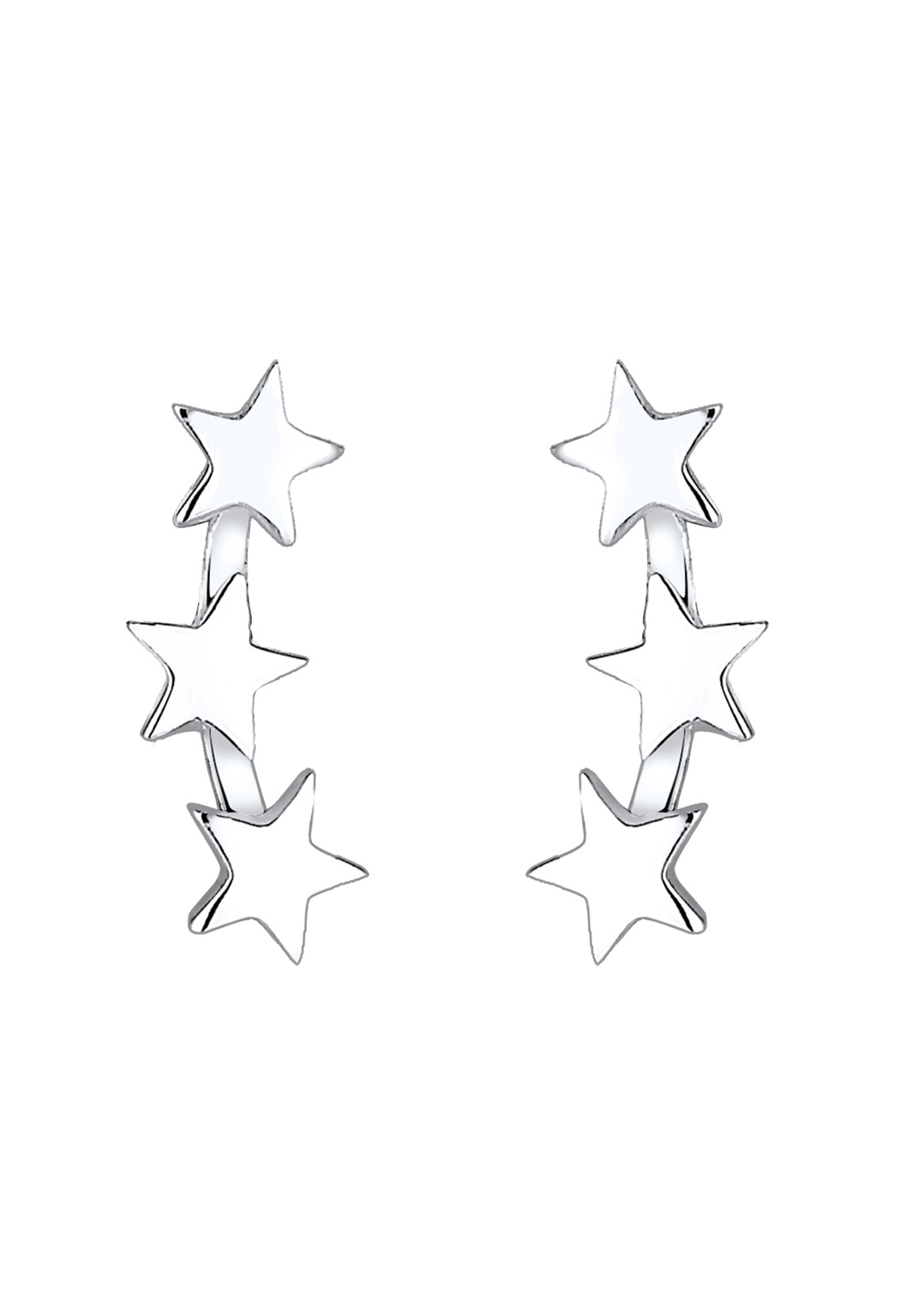 Elli Paar Ohrstecker »Ohrringe Ohrstecker Stern 925 Sterling Silber«