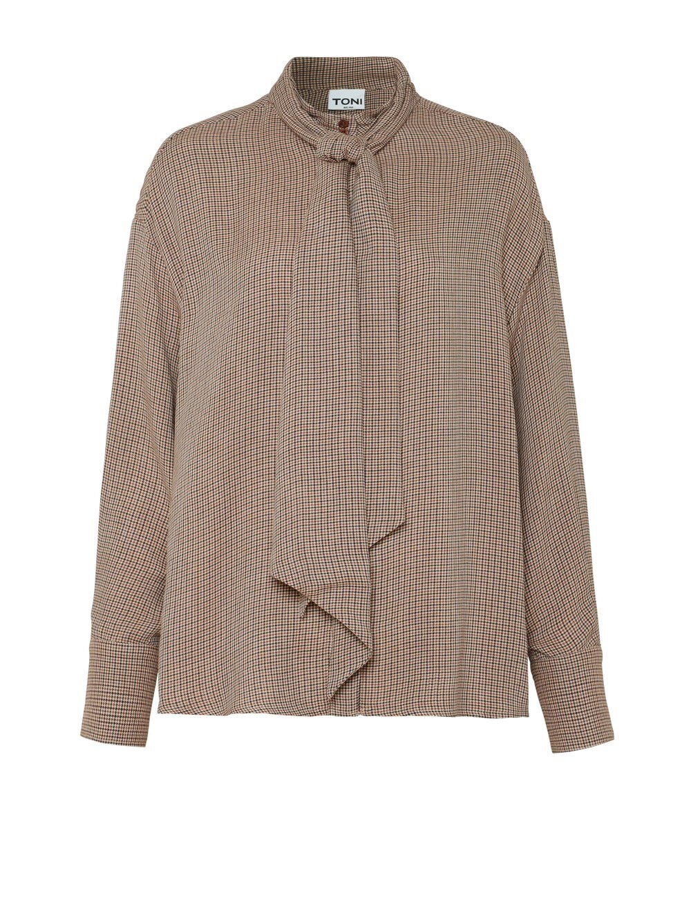 TONI Klassische Bluse »Alva« mit feinem Pepitamuster
