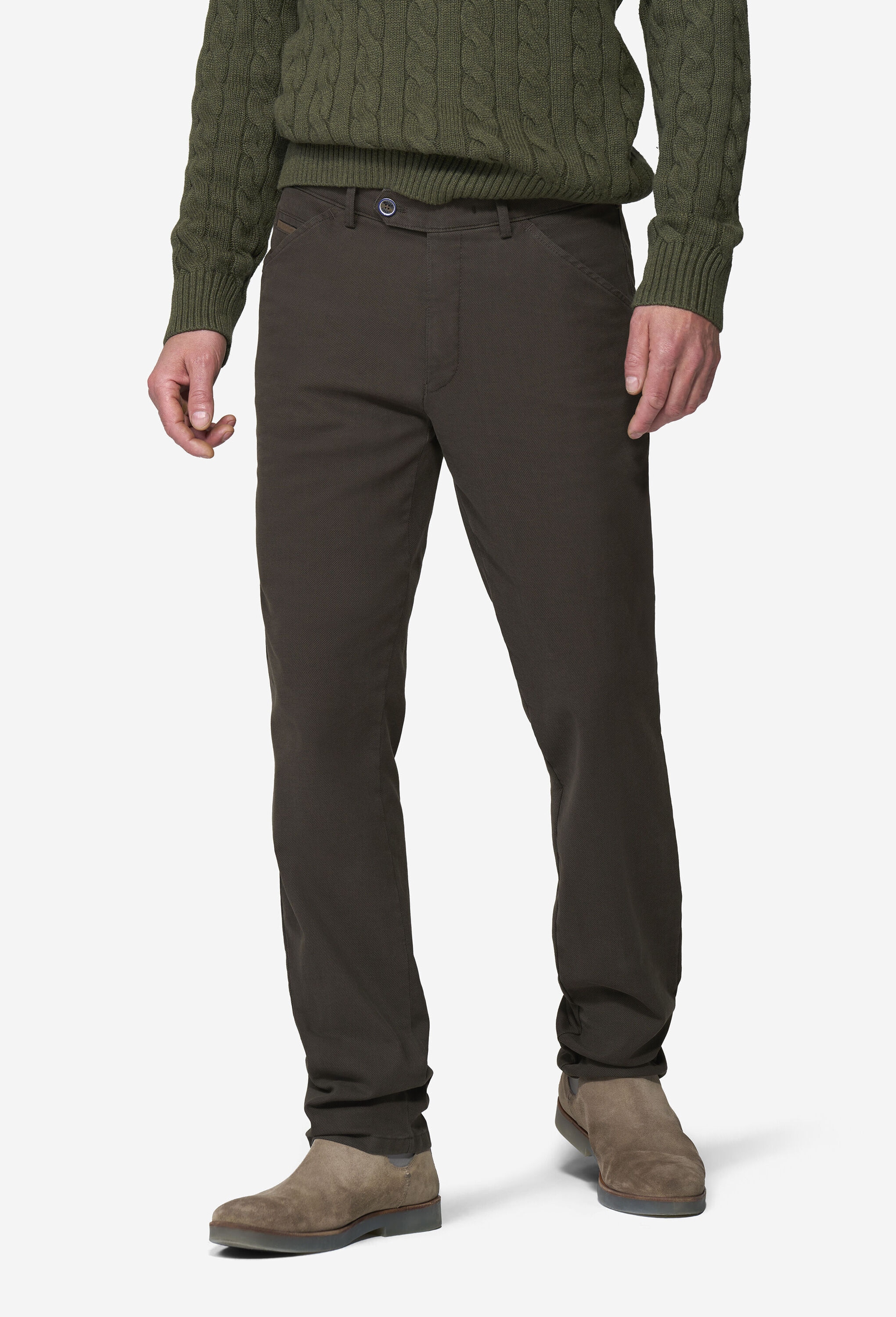 MEYER Chinohose »Chicago 2-5628«  raffiniert eingearbeitete Micro Structure