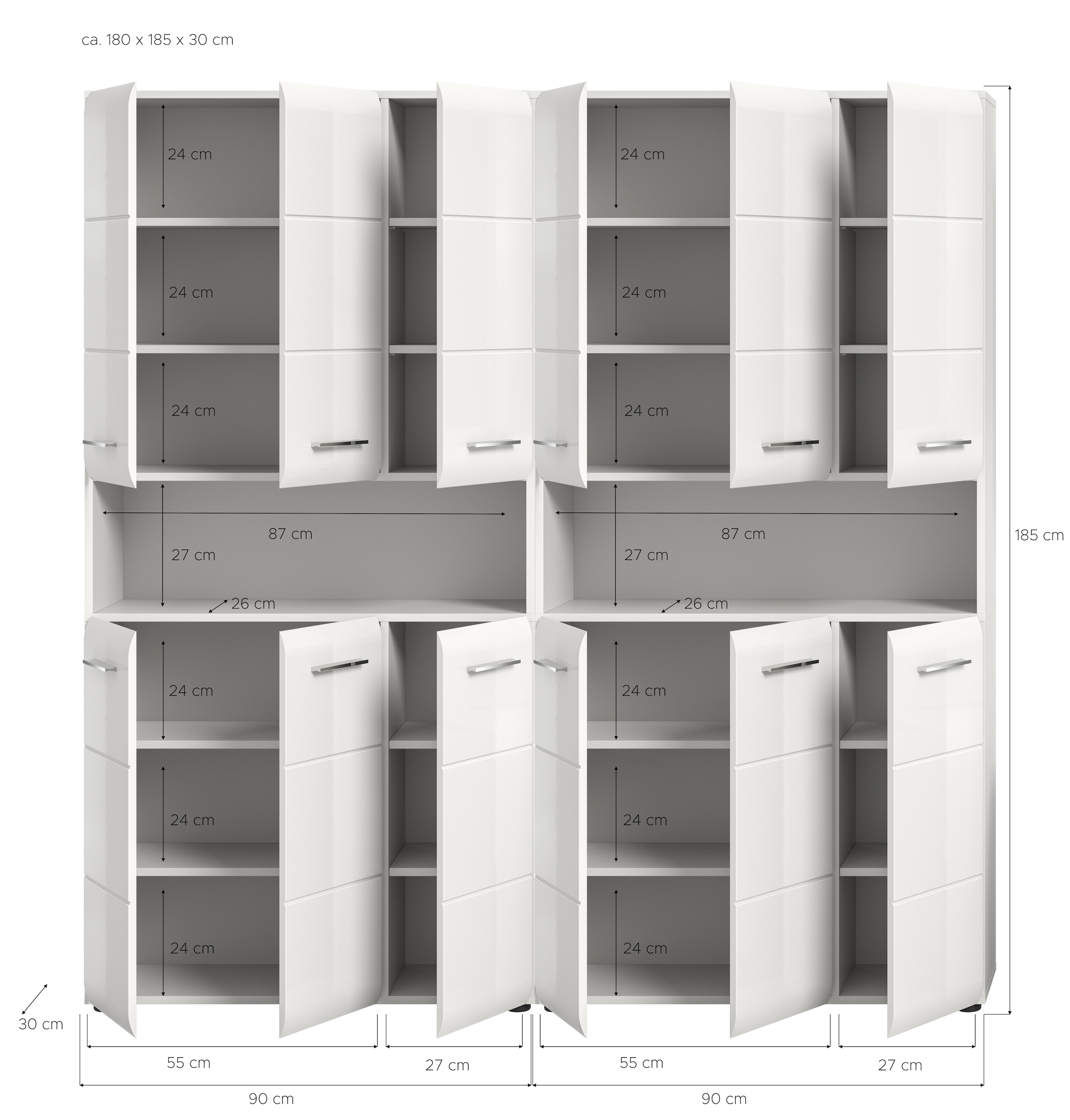 INOSIGN Badezimmer-Set Set, 2 Stk. tlg.