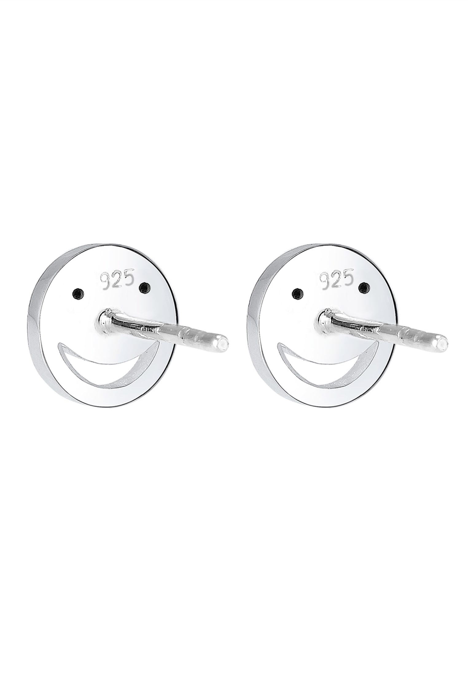 Elli Paar Ohrstecker »Ohrringe mit Smiling Face 925 Silber, mit Kristallen von Swarovski®«