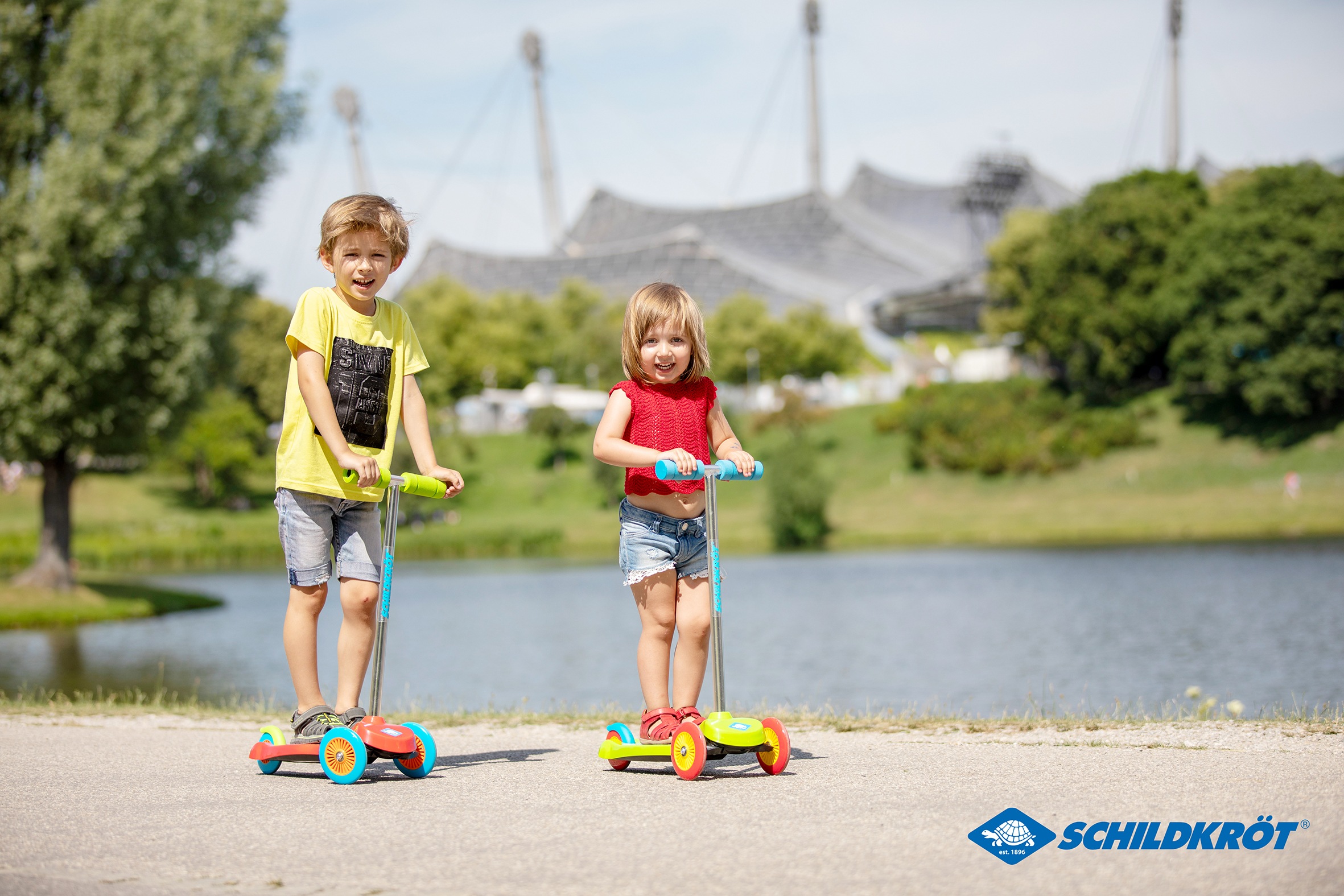 Schildkröt Miniscooter »Kids Scooter LITTLE1 green«