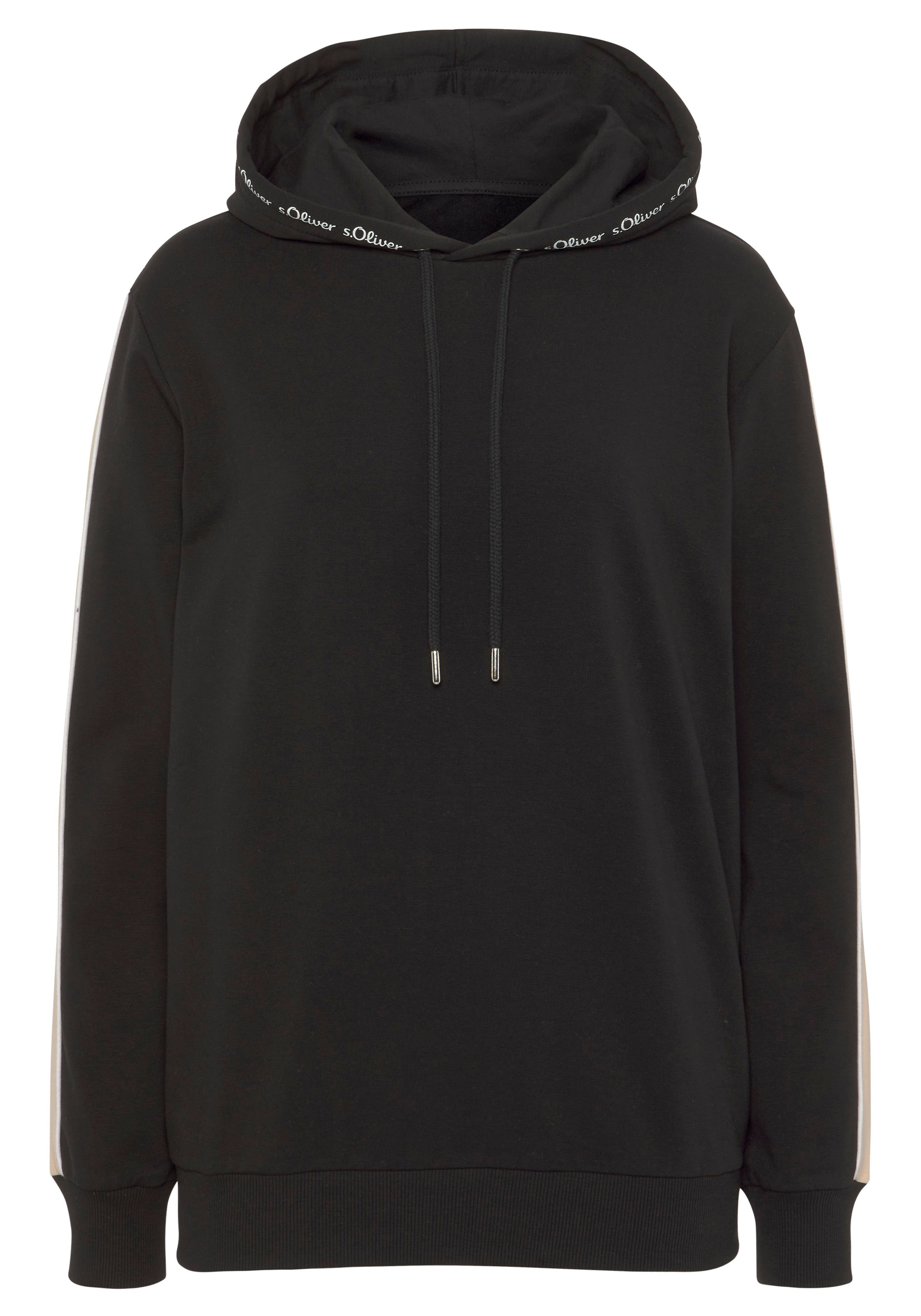 s.Oliver Hoodie, mit Kontrast Einsätzen, Loungewear
