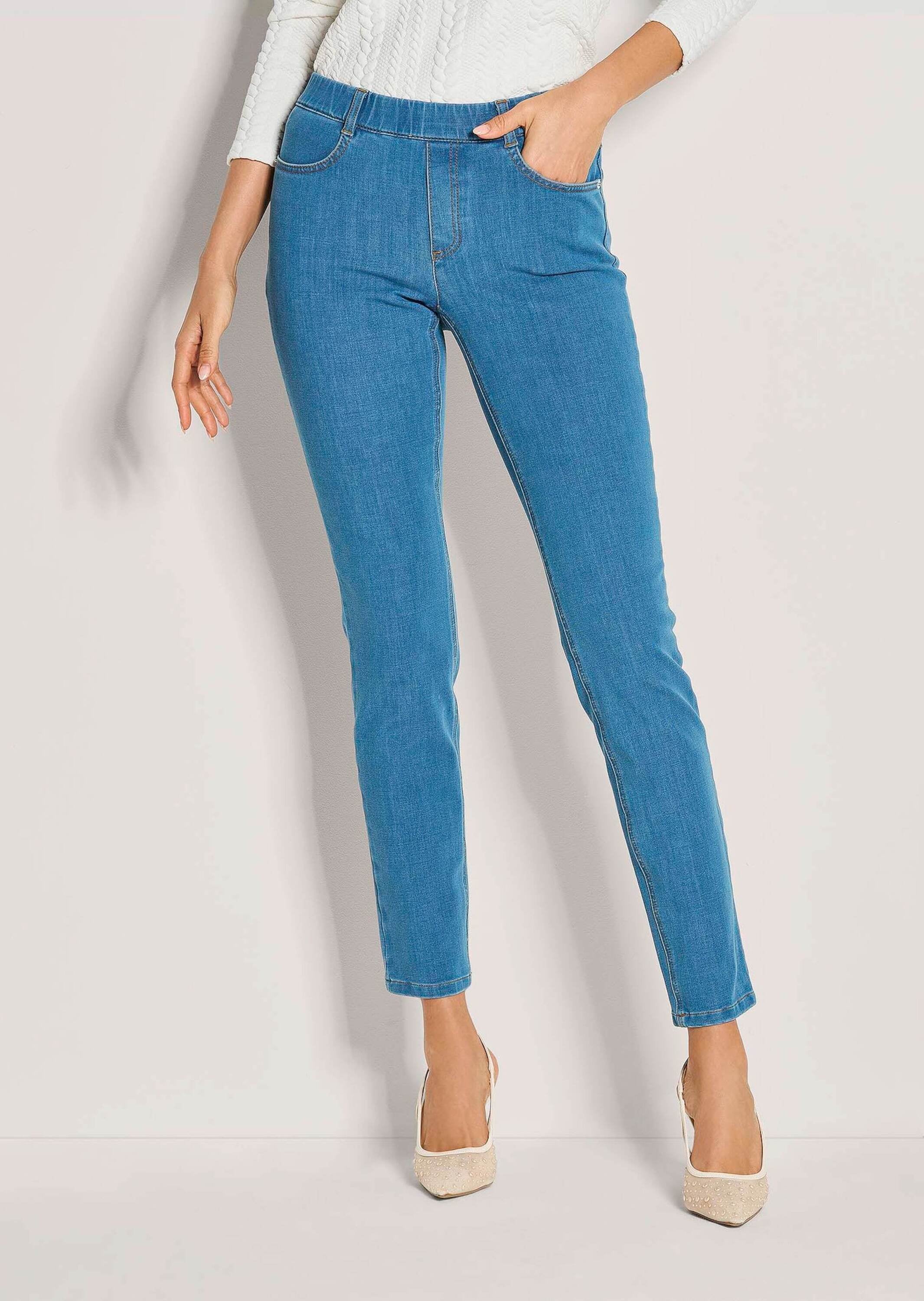 MADELEINE Regular-fit-Jeans »Jeggings Denim-Leggings mit Schlupfbund«